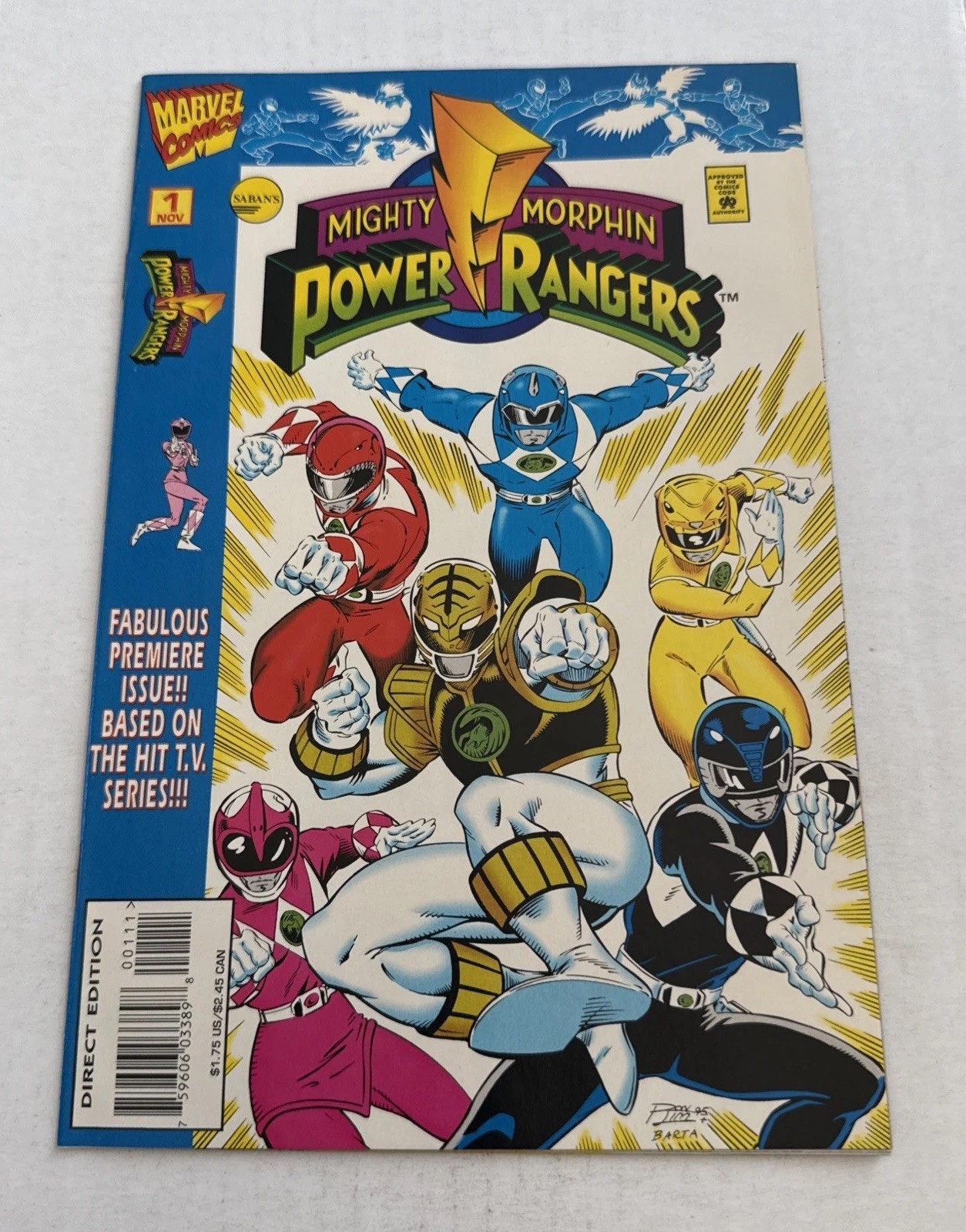 Mighty Morphin Power Rangers #1 Marvel Comics 1995 Saban\'s