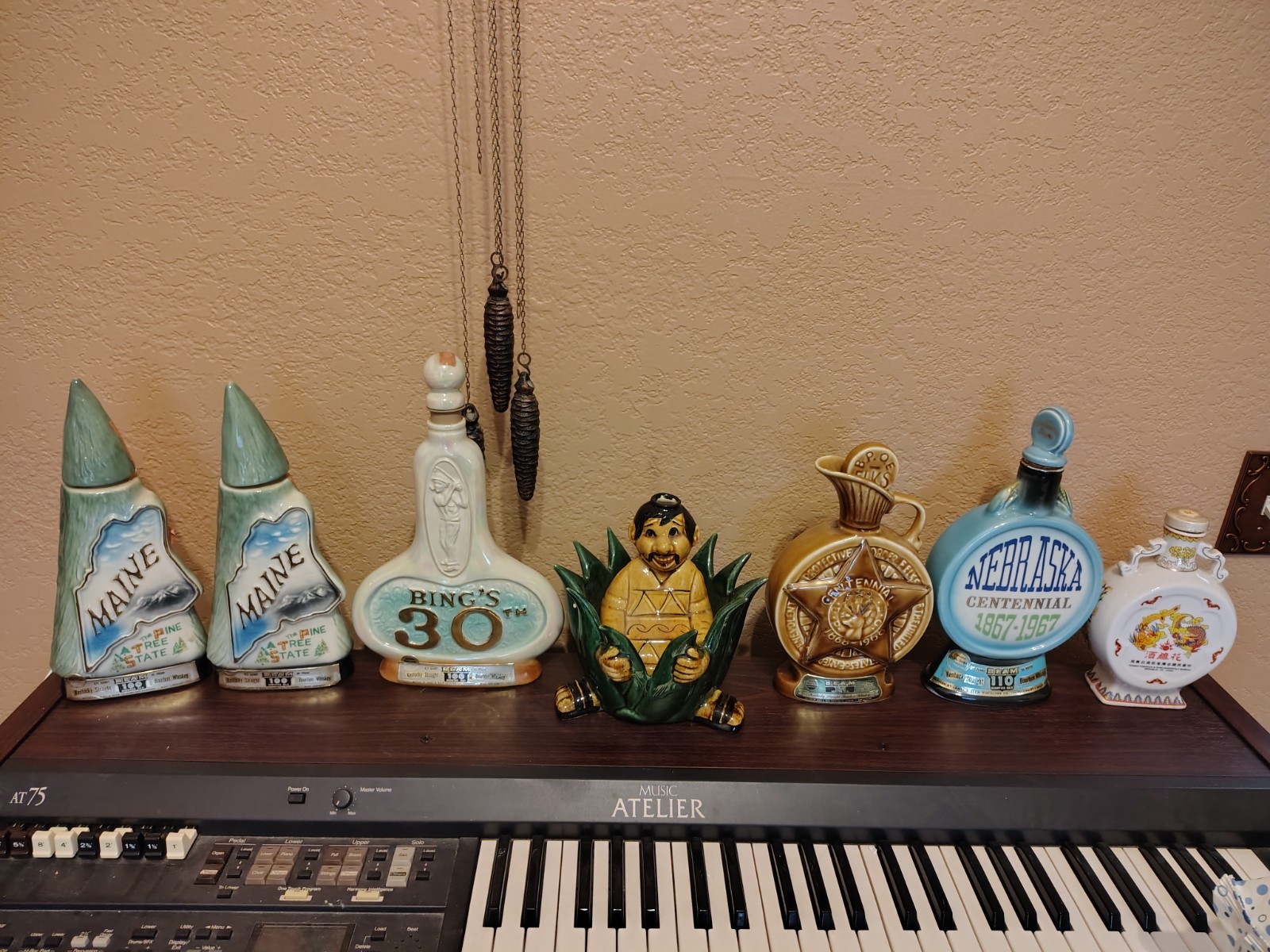 12 Jim Beam Decanter Collection Vintage 1950s-1970s Collectible Items and More 12 Jim Beam Decanter Collection Vintage 1950s-1970s Collectible Items and More