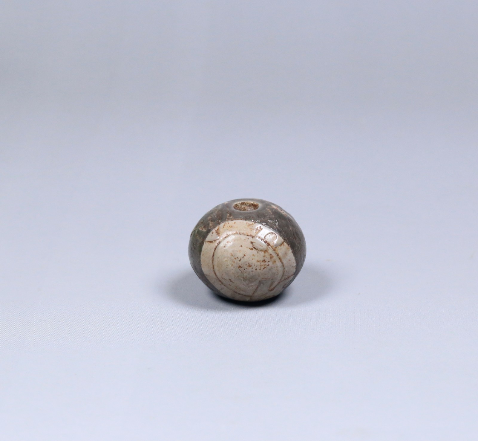 Dzi Old Bead Antique Natural Agate Ancient Himalayan Tibetan Antiquities Amulet