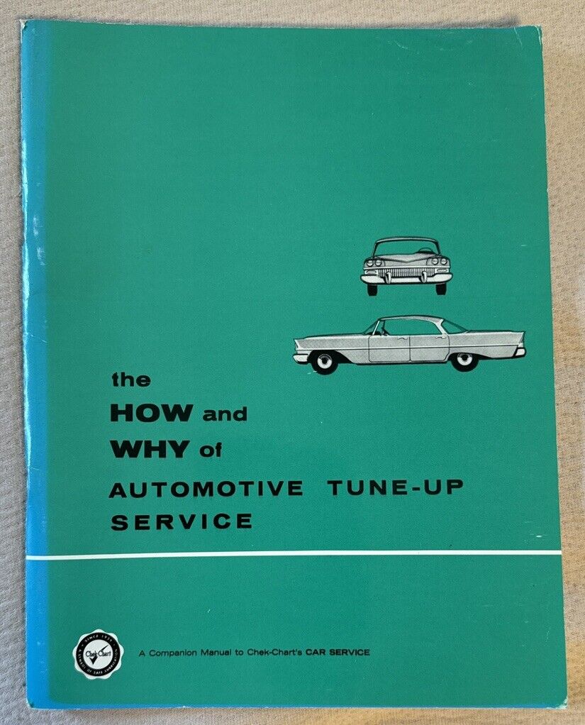 1966 Vintage Book The How and Why of Automotive Tune-Up Service Car Manual