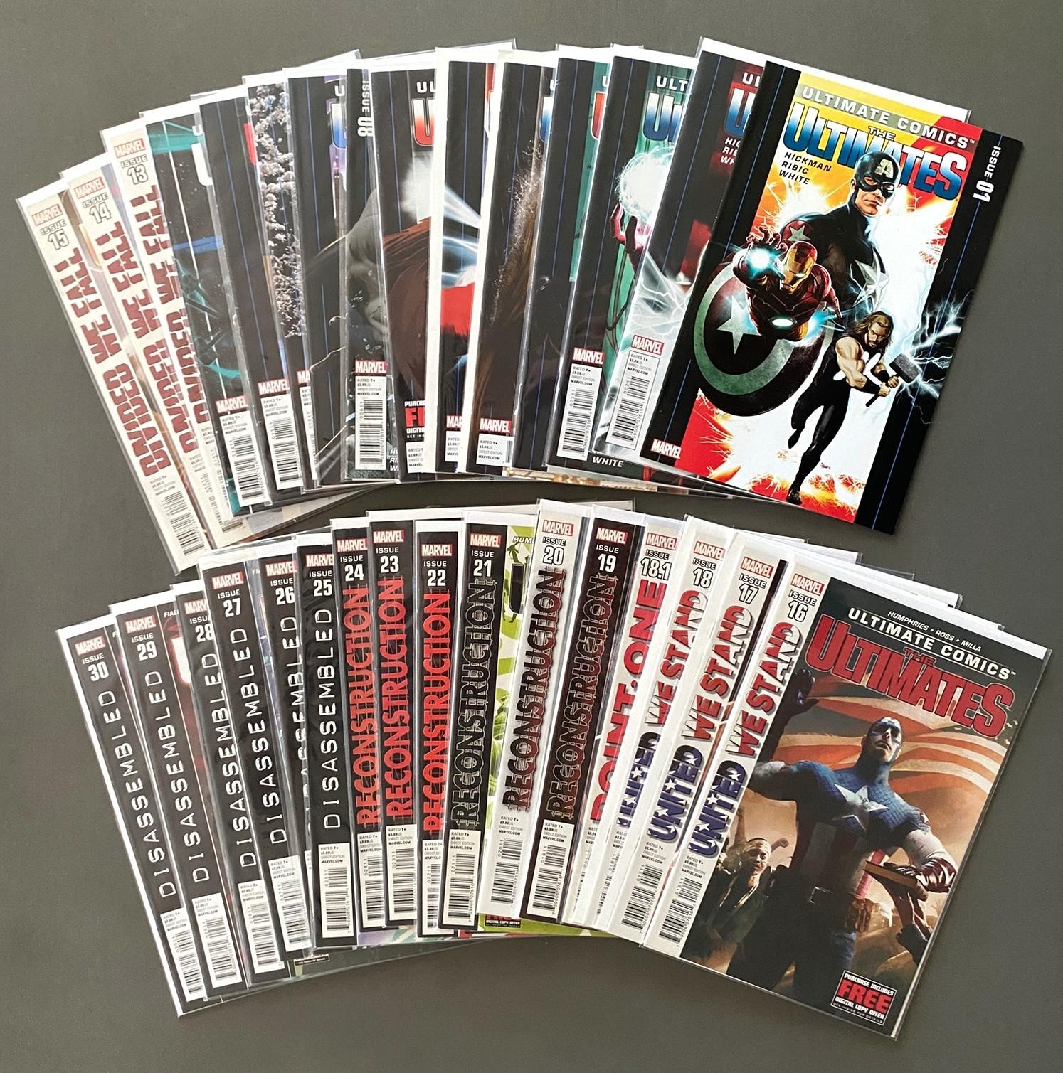 Ultimate Comics: The Ultimates #1 - 30 (Marvel Comics, 2011) Complete Set