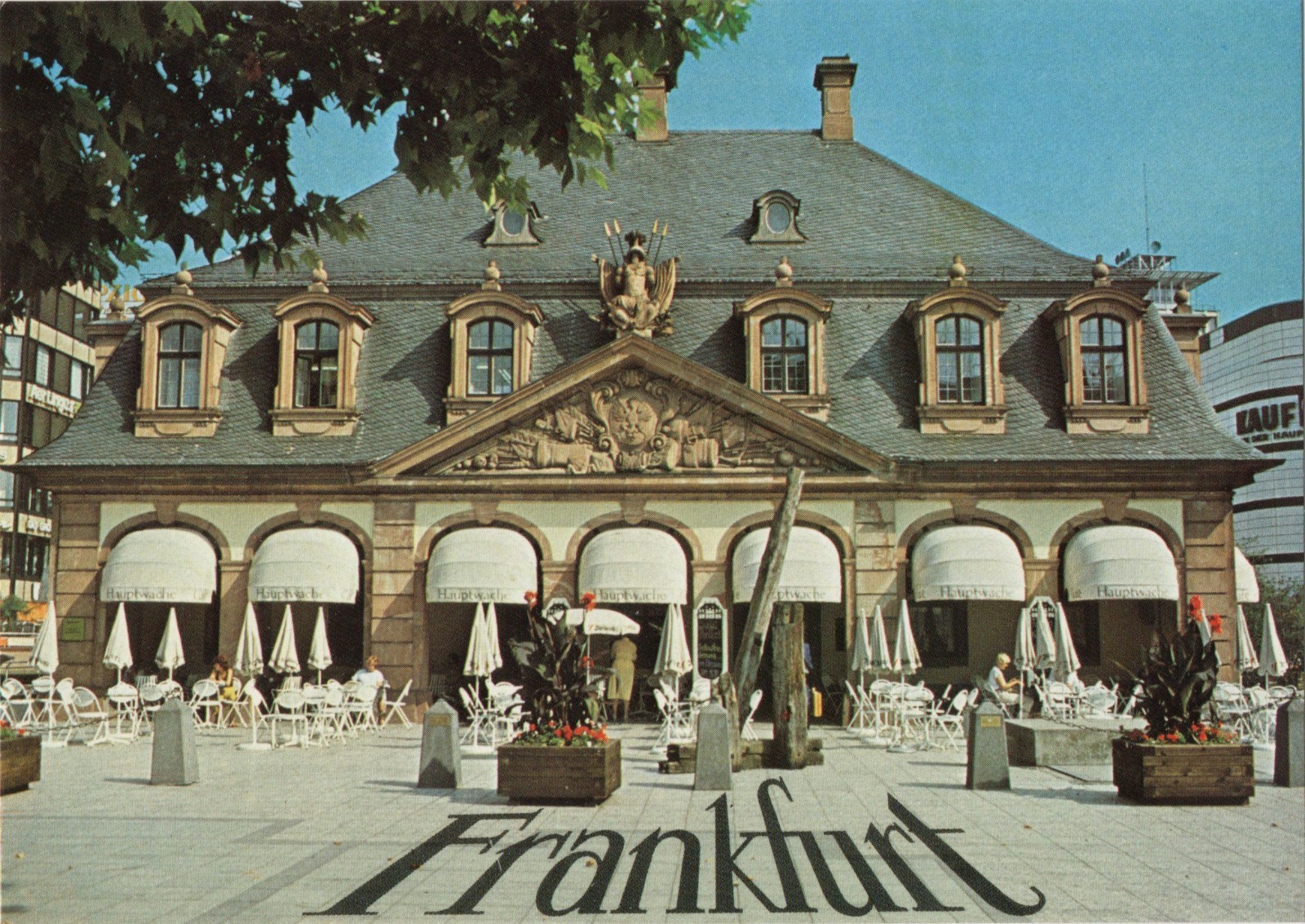 Postcard, Frankfurt, Main Guard