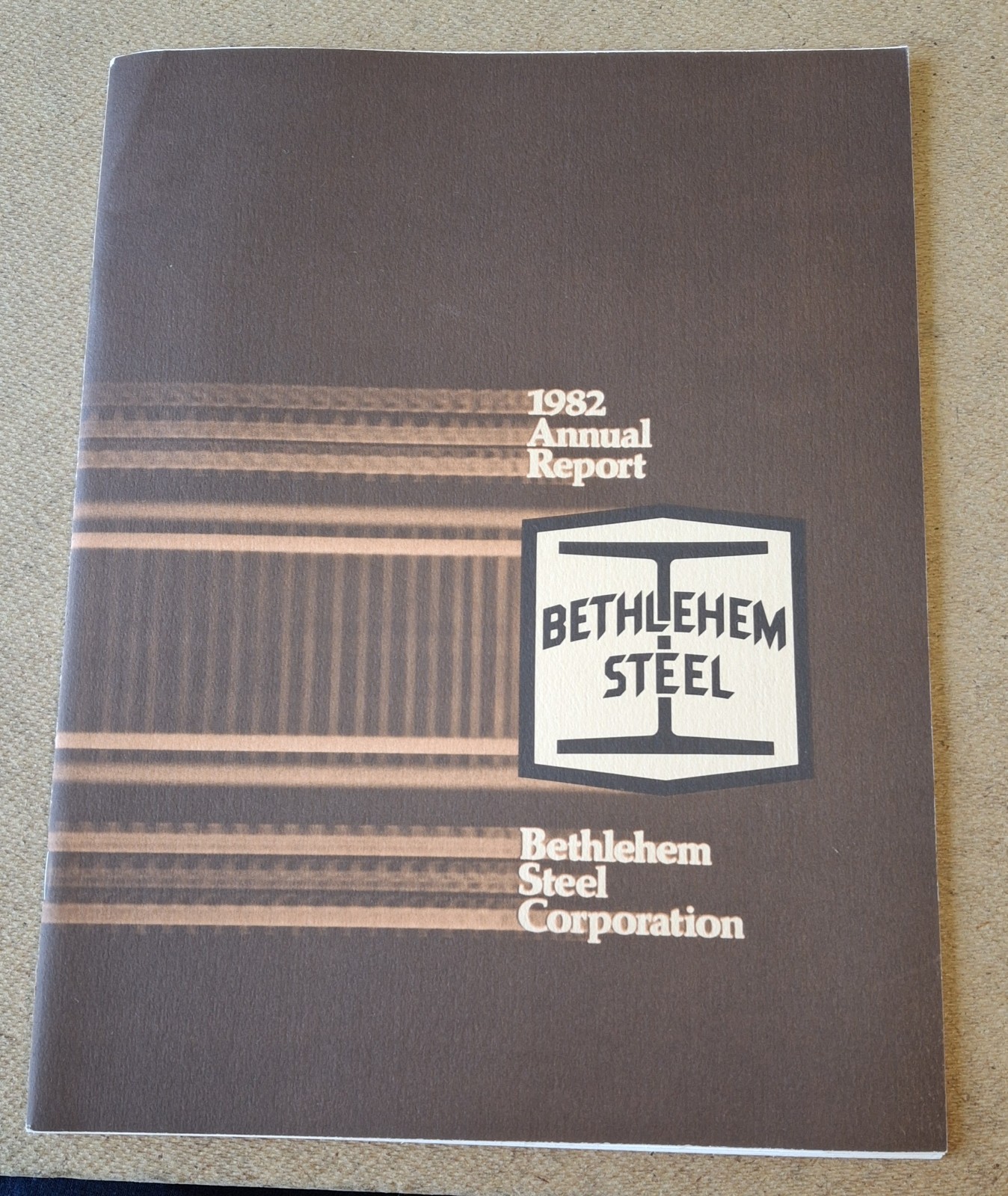 Vintage 1982 BETHLEHEM STEEL ANNUAL REPORT Booklet Info Statistics Vintage 1982 BETHLEHEM STEEL ANNUAL REPORT Booklet Info Statistics