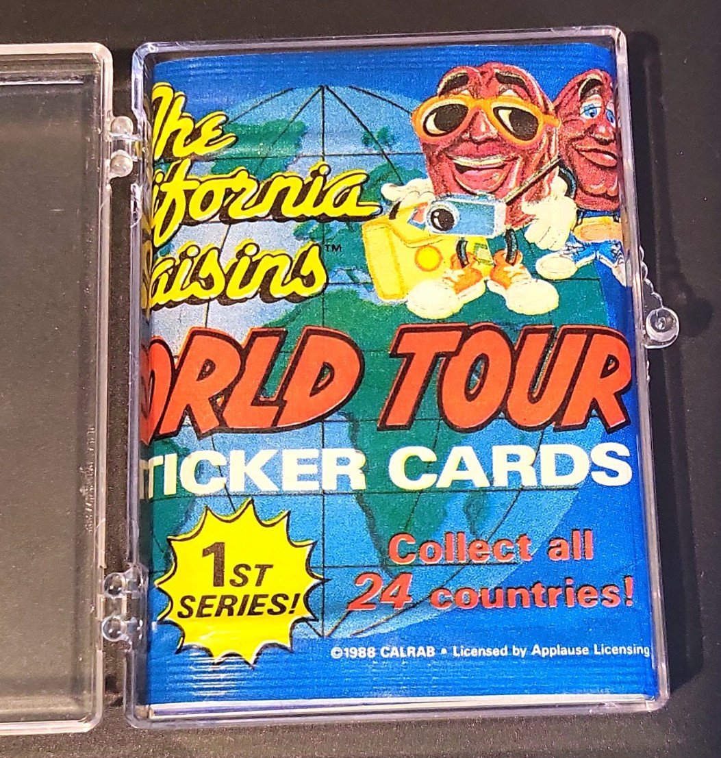 California Raisins 1988 World Tour Trading Card Complete Set 1 - 25 ONE OWNER NM