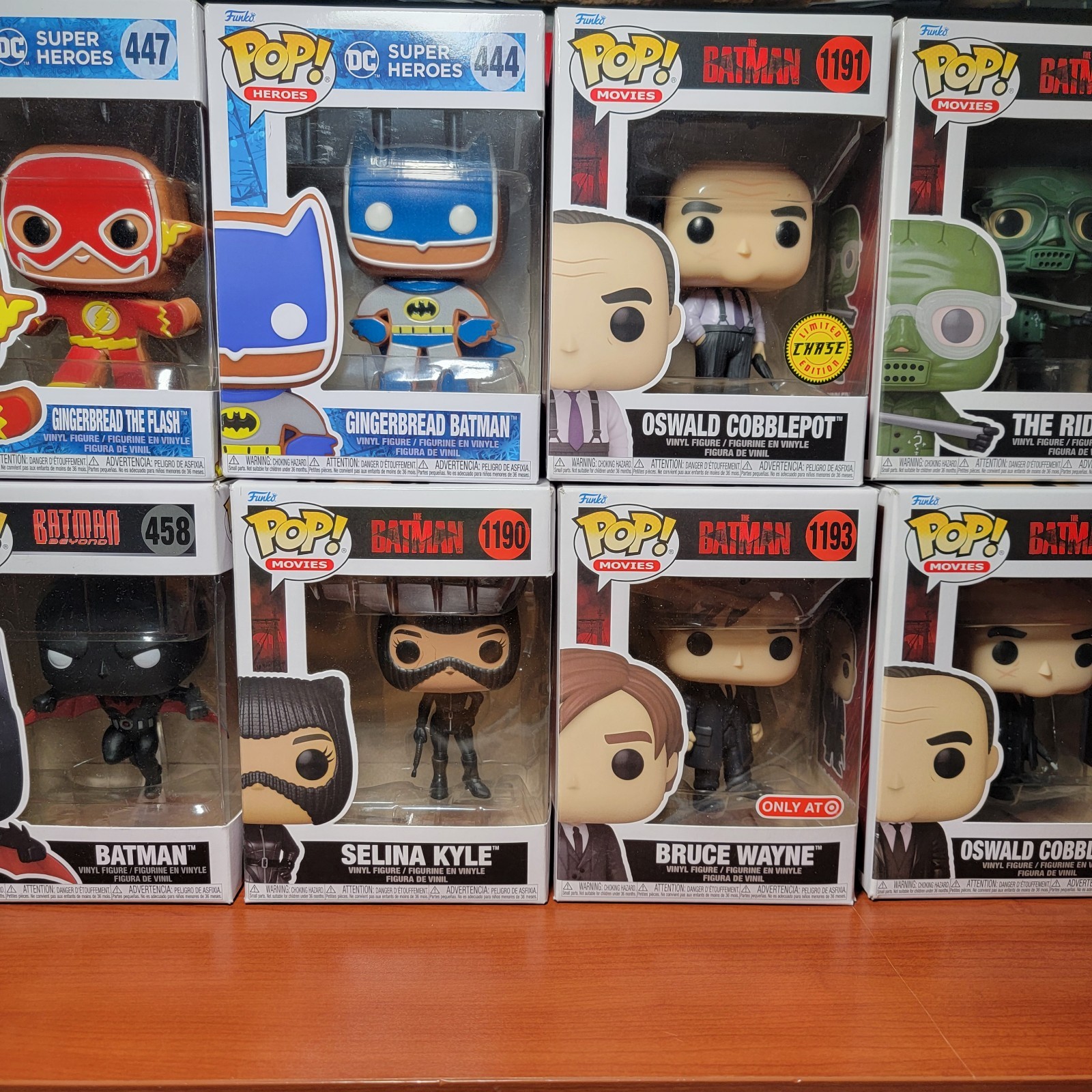 Funko Pop Batman Beyond, The Batman And Flash DC LOT OF 8