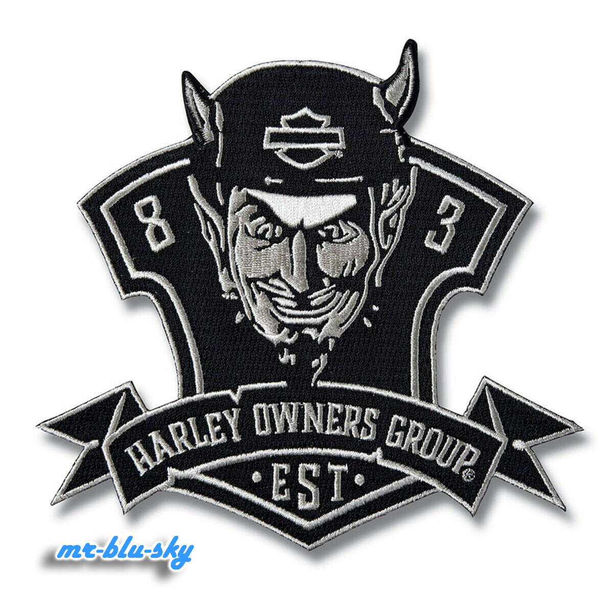 🏍️ Rebel Logo Patch ~ Harley Davidson Owners Group H.O.G.