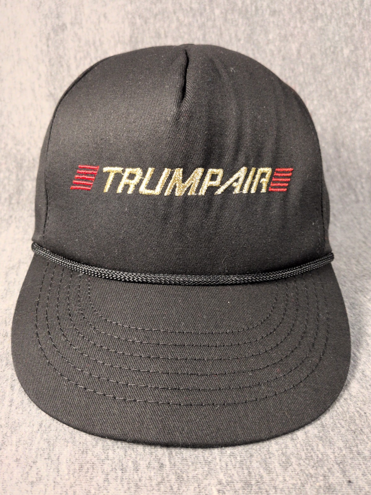 Vintage 80s/90s Trump Air Hat Airline Pilot Flight Crew Trump Promo Ultra Rare