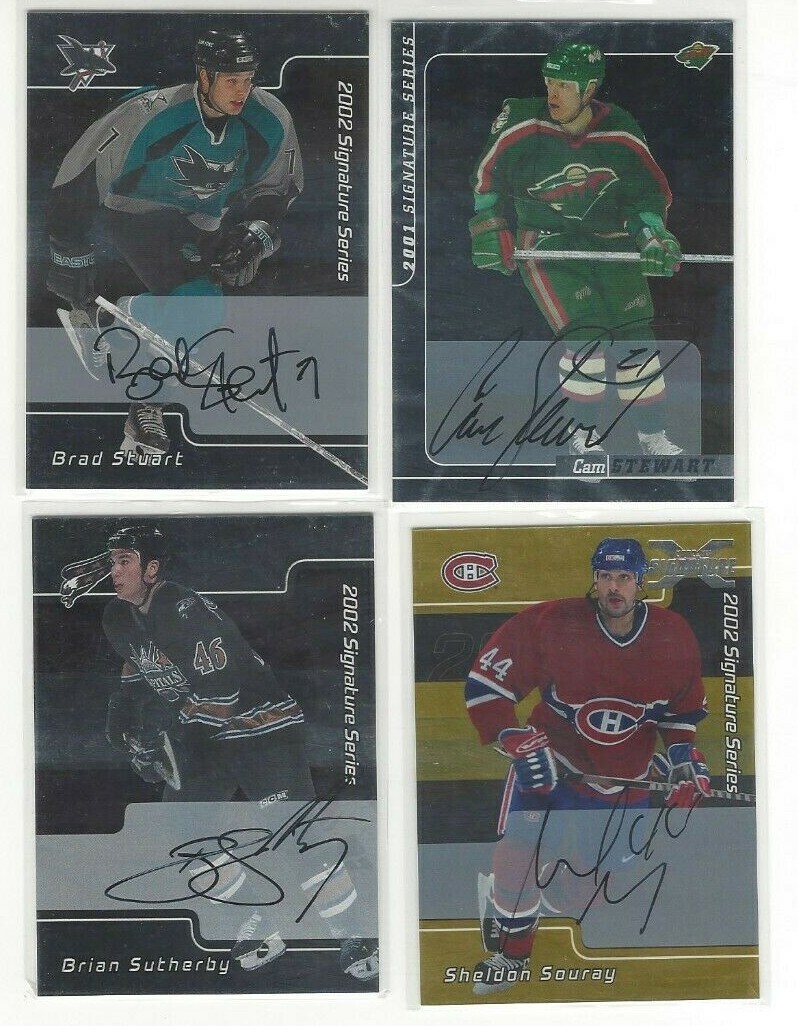 2001-02 BAP Signature Series Autographs #223 Brian Sutherby Washington Capitals