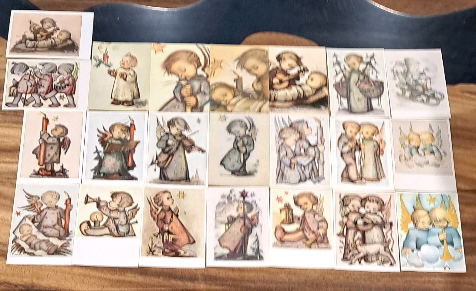Hummel Postcard Lot of 22 Emily Fink Joseph Mueller Children Angel Music Candle