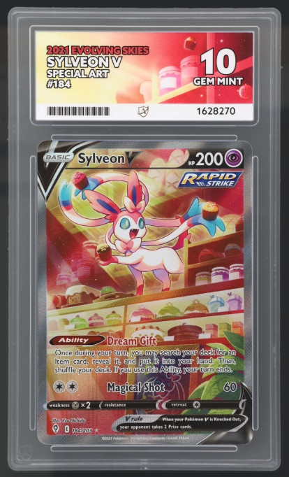 ✨ **Sylveon V Alternate Art – ACE 10 GEM MINT** Beautiful Sylveon V Special Art