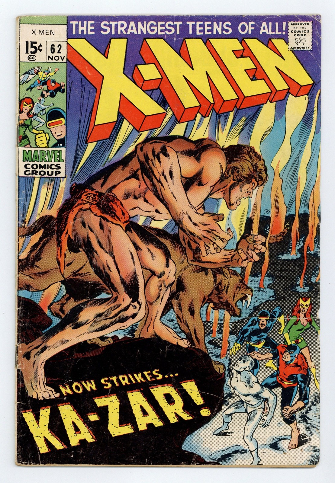 Uncanny X-Men #62 GD+ 2.5 1969