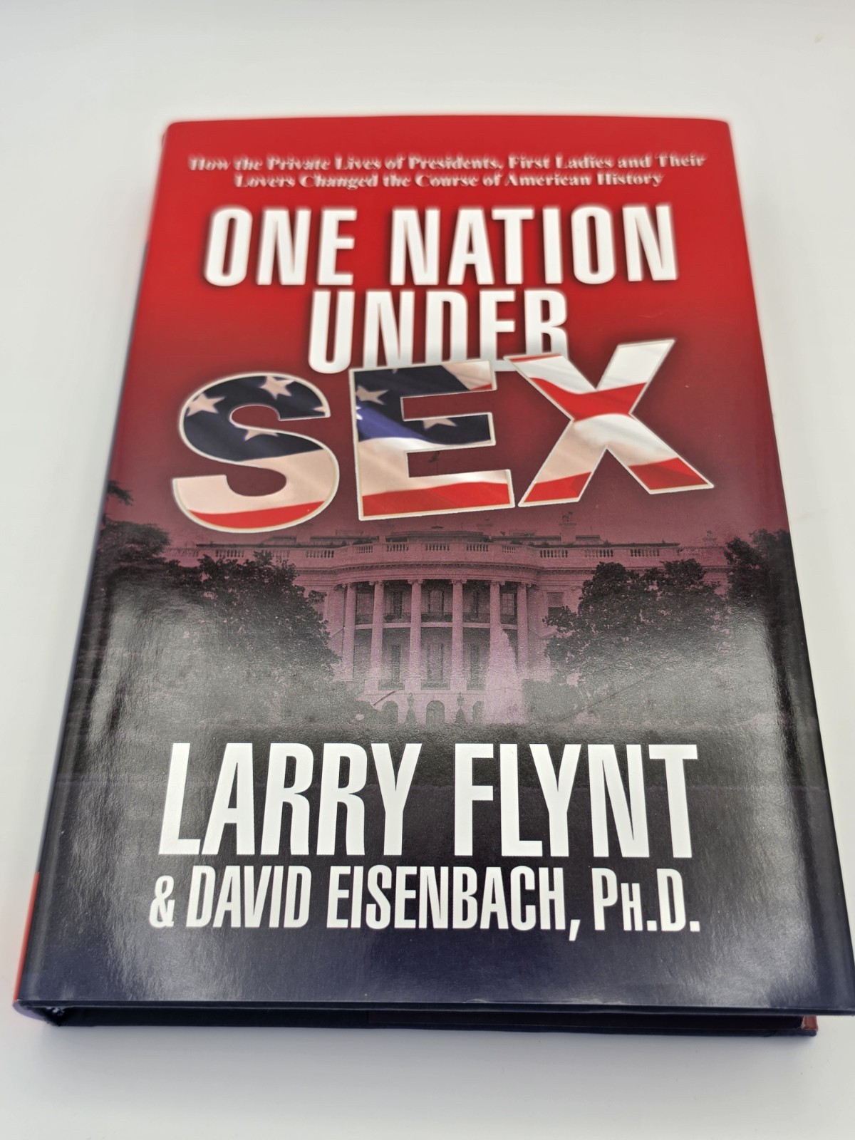 Larry Flynt Signed* ONE NATION UNDER SEX 1st Edition 2011 HC DJ Auto JSA CK18403
