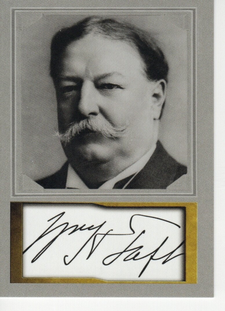 WILLIAM HOWARD TAFT ~ Presidential ACEO Portrait D. Gordon Facs Auto * NM+ #27 WILLIAM HOWARD TAFT ~ Presidential ACEO Portrait D. Gordon Facs Auto * NM+ #27