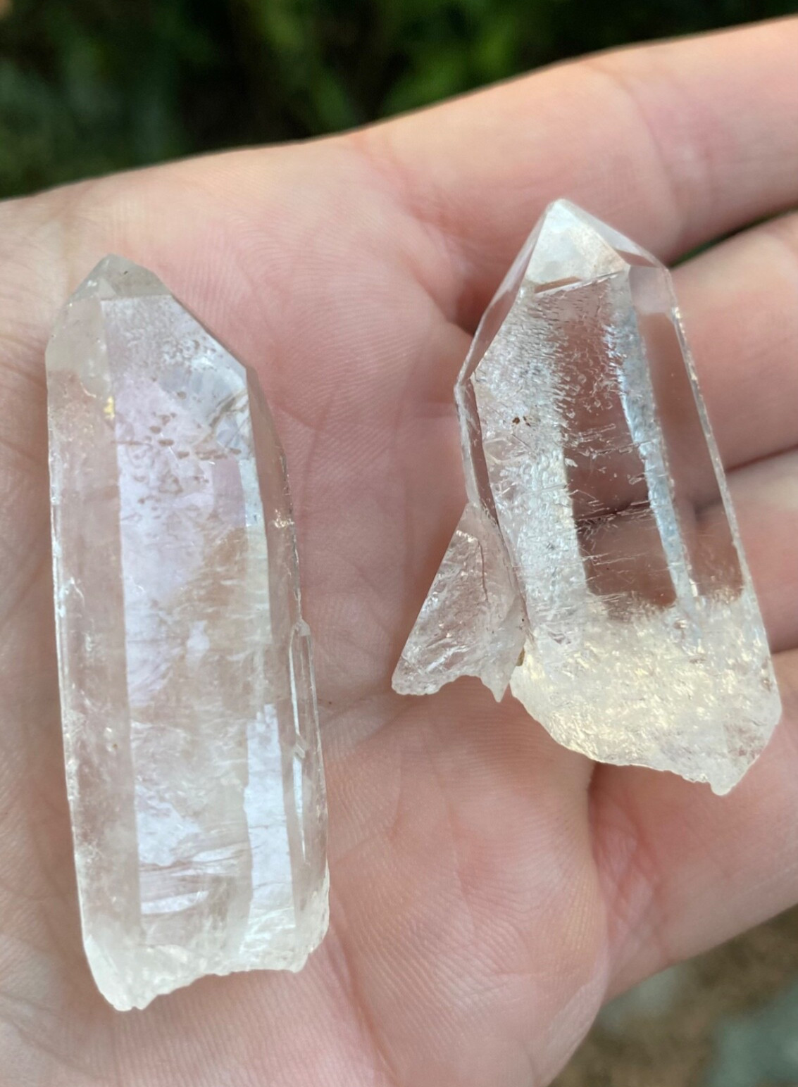 Pair Of Starbrary Quartz Crystals | 8 Sided | Penetrator | Corinto, Brazil
