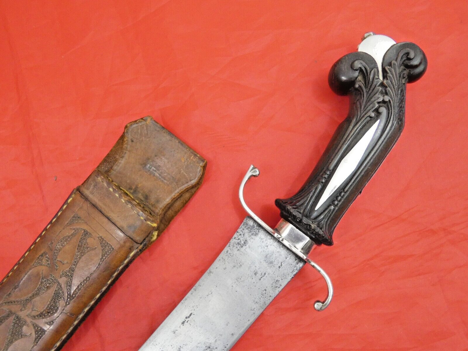 ANTIQUE LUZON FILIPINO SILVER MOUNTED MATULIS SWORD DAGGER Philippines Katipunan