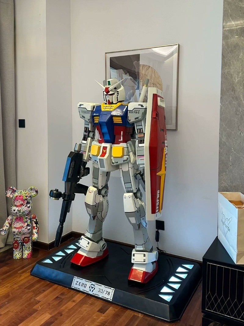Cool Men Gift 70 in Gundam Large Resin Statue for Display Collectible Figure