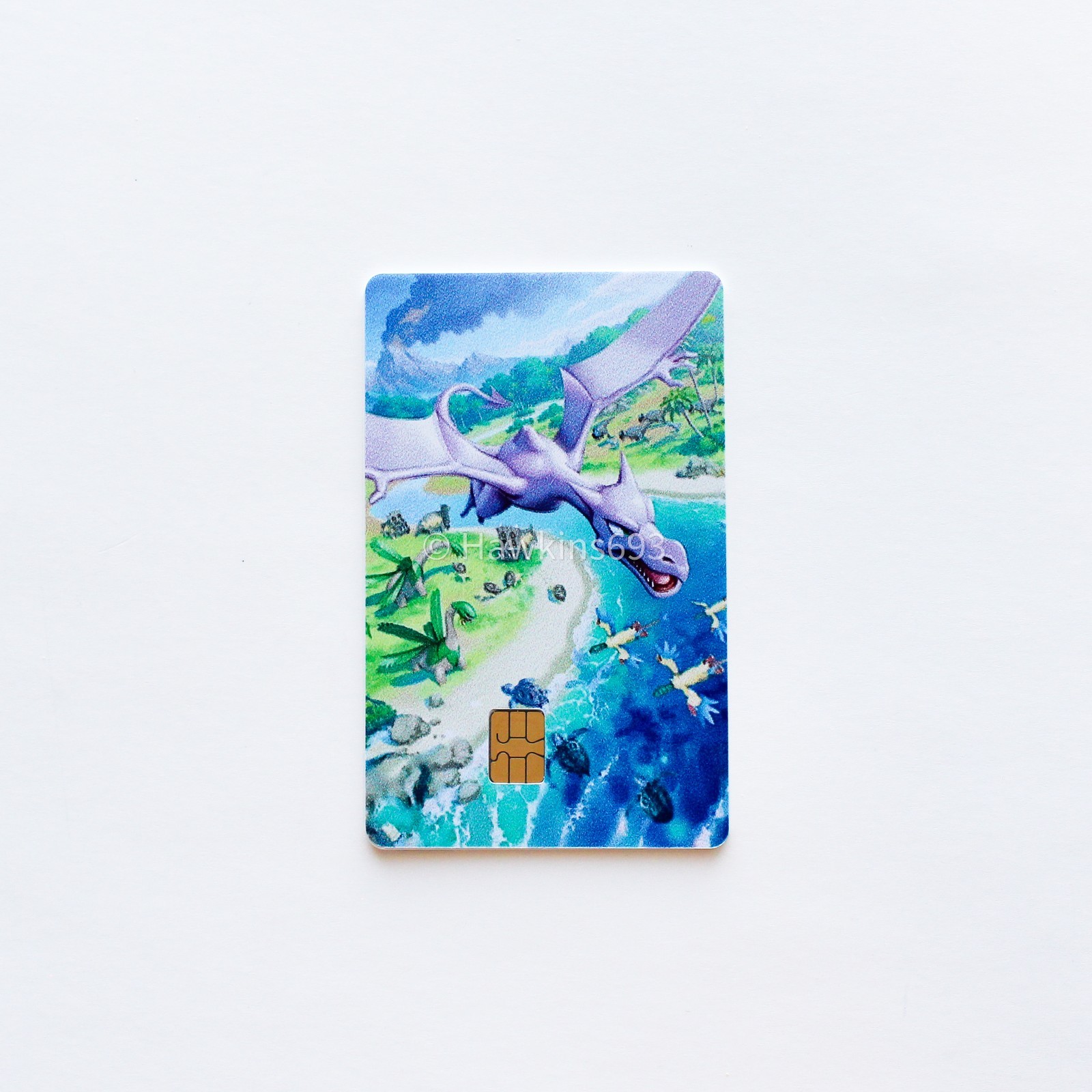Aerodactyl V Art Pokémon Credit Card Skin – PVC Vinyl Debit Card Sticker Small