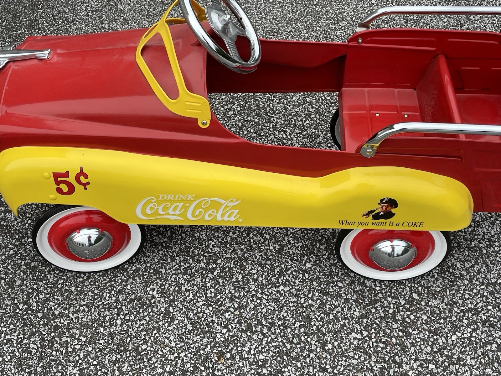 Coca-Cola Pedal Car Vtg