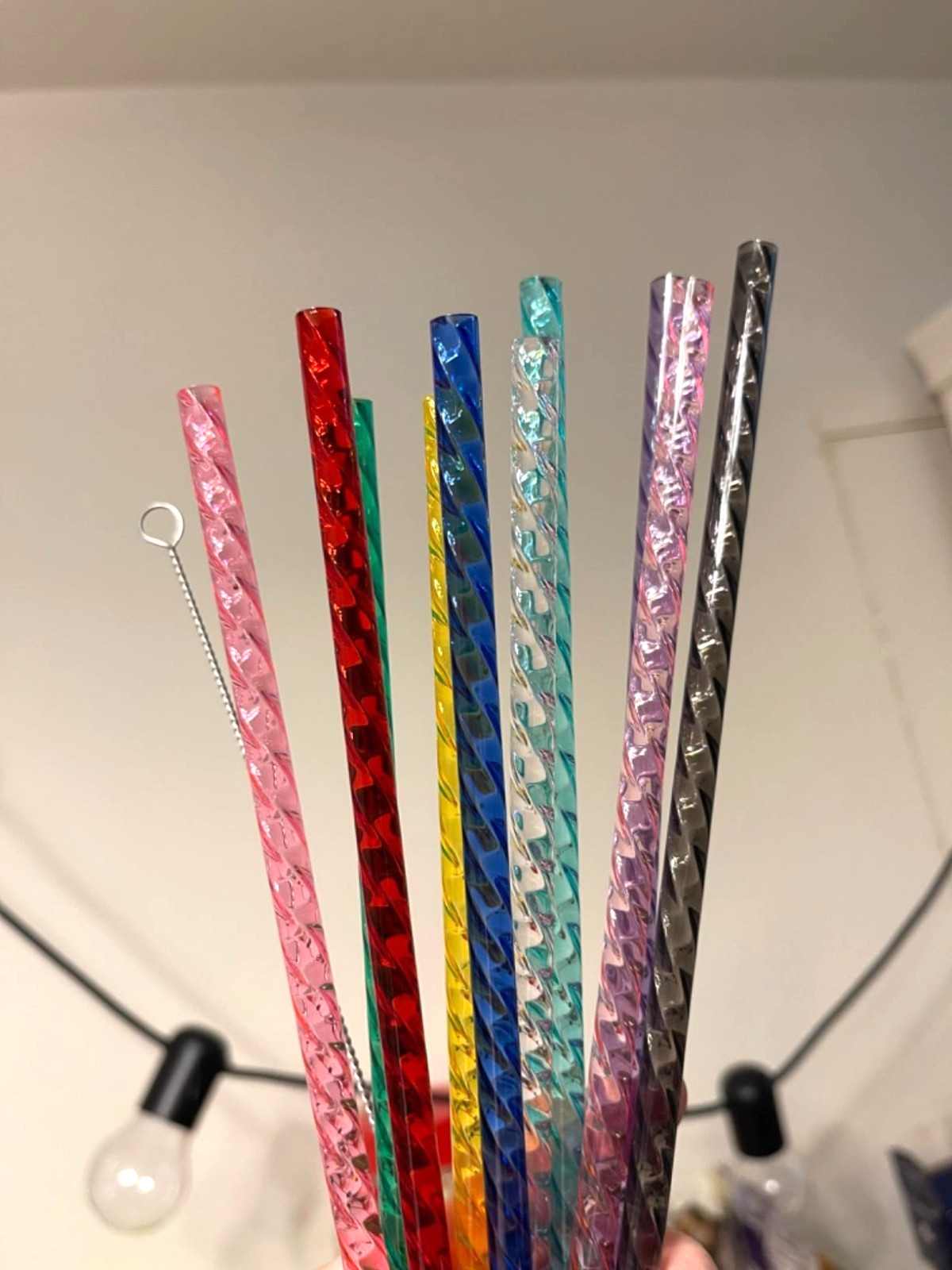 10 Pack Swirl Straws for Starbucks Tumbler Reusable 11 10 Pack Swirl Straws for Starbucks Tumbler Reusable 11