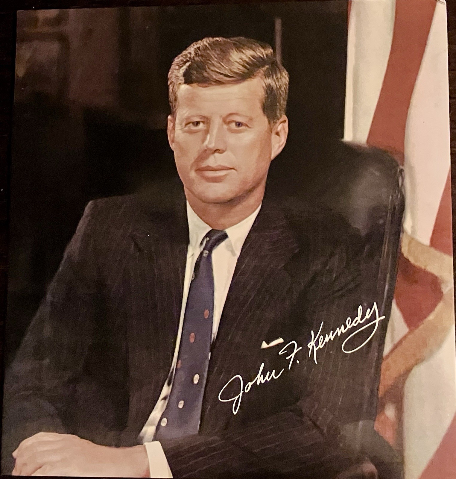 JOHN F. KENNEDY 1961 White House Presidential Portrait & 2024 UNC Half Dollar.