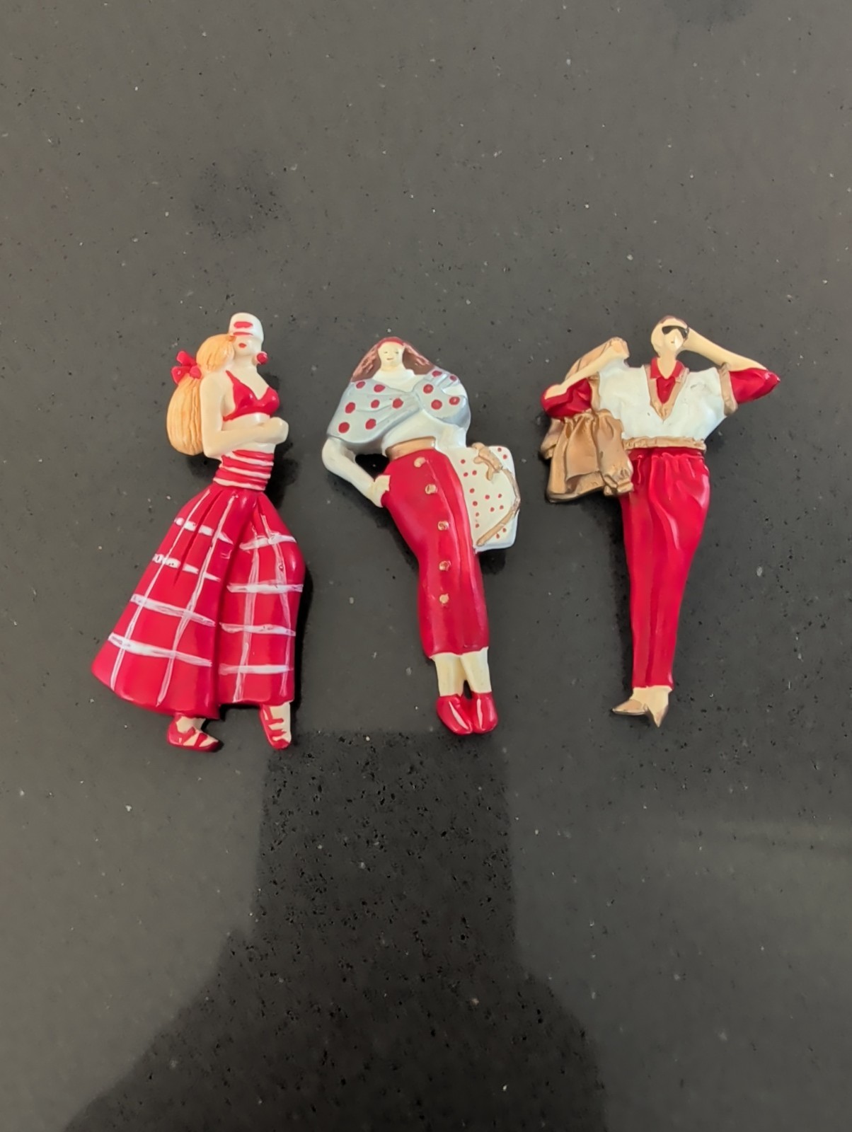7th Avenue Vintage Show Retro Brooch Set Of 3 7TH AVENUE SUITING COLLECTION T100