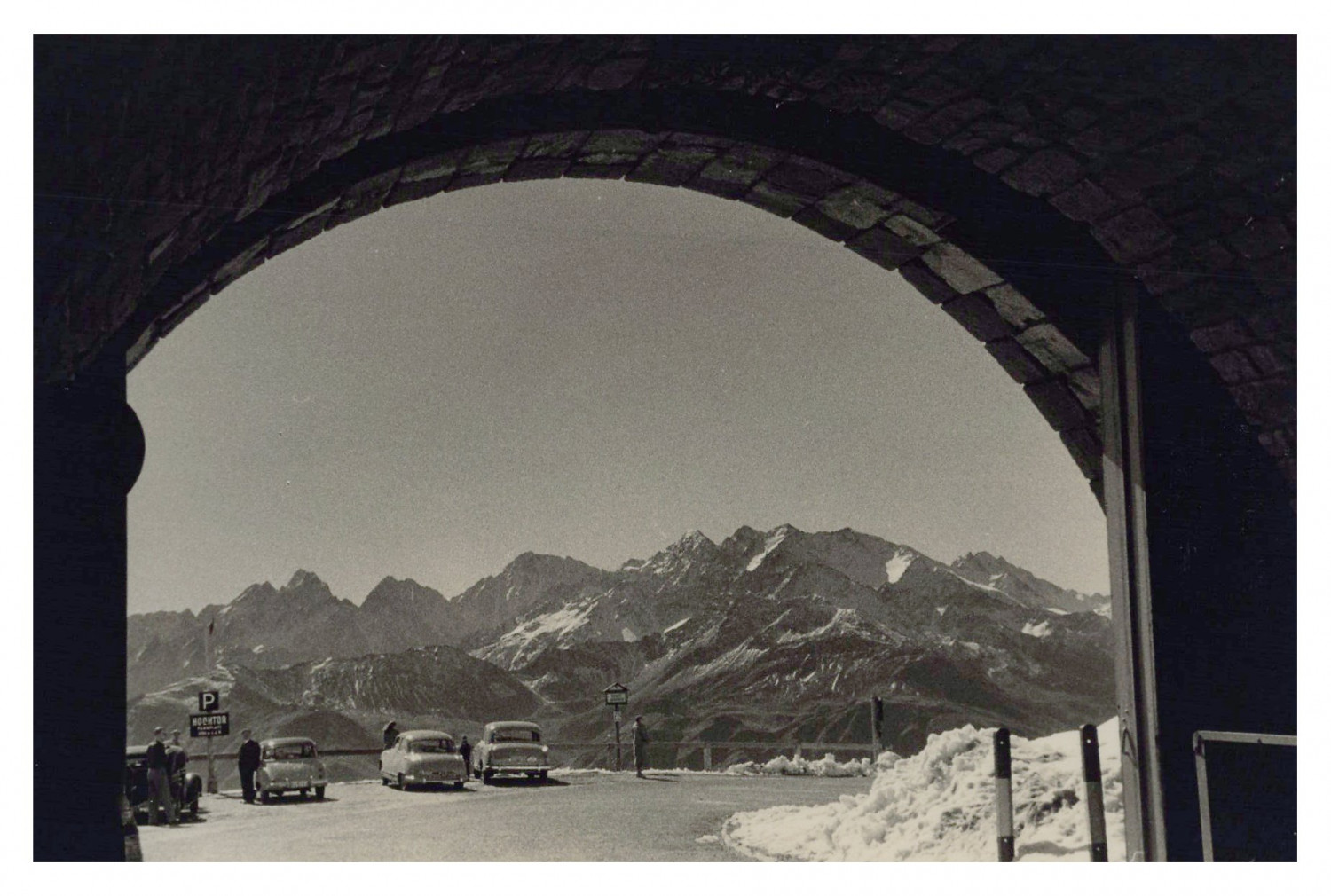 Austria, Grossglockner Road, Hochtor Tunnel Exit, Vintage Print, 1