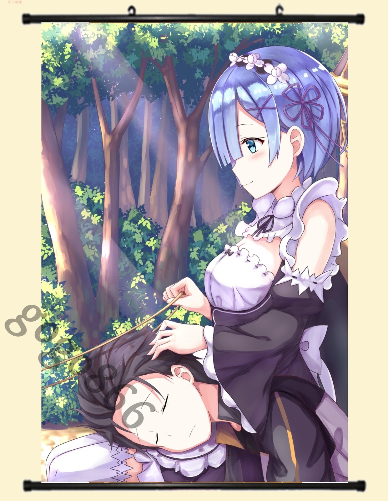 Poster Re：Life in a different world from zero Wall Scroll Waterproof Otaku #11