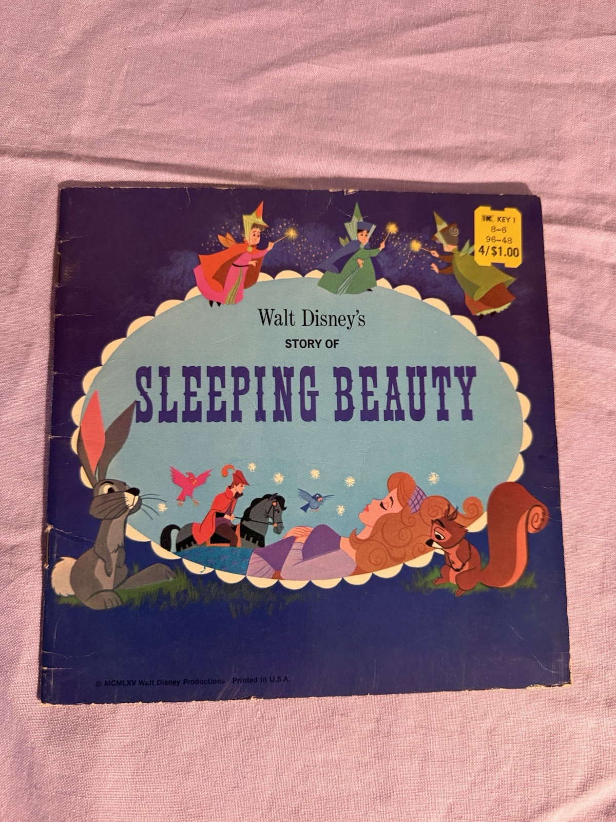 Disney’s “Sleeping Beauty” 1957 Golden Press Vintage Children's Book Disney’s “Sleeping Beauty” 1957 Golden Press Vintage Children's Book