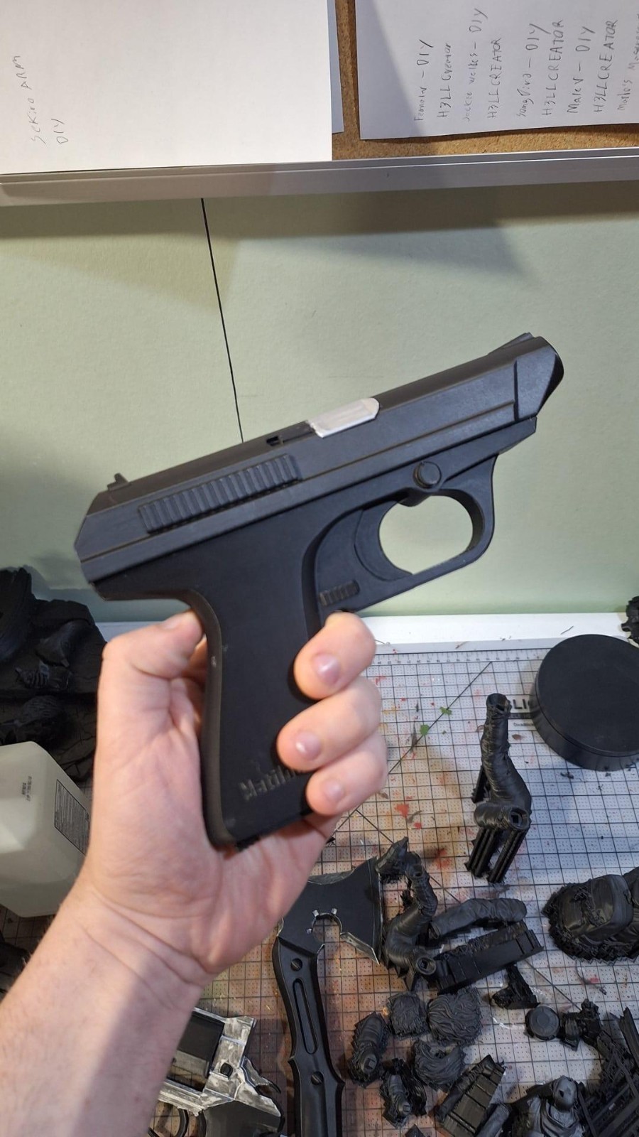 The Matilda Cosplay Prop Resident Evil Hand Painted Model / DIY Kit 8p