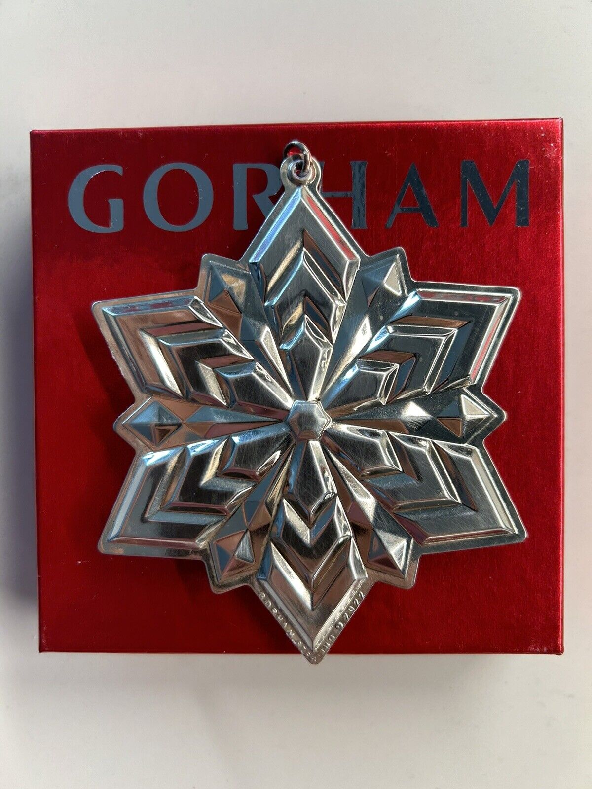 2022 Gorham STERLING Silver 53rd Annual Edition Snowflake Ornament