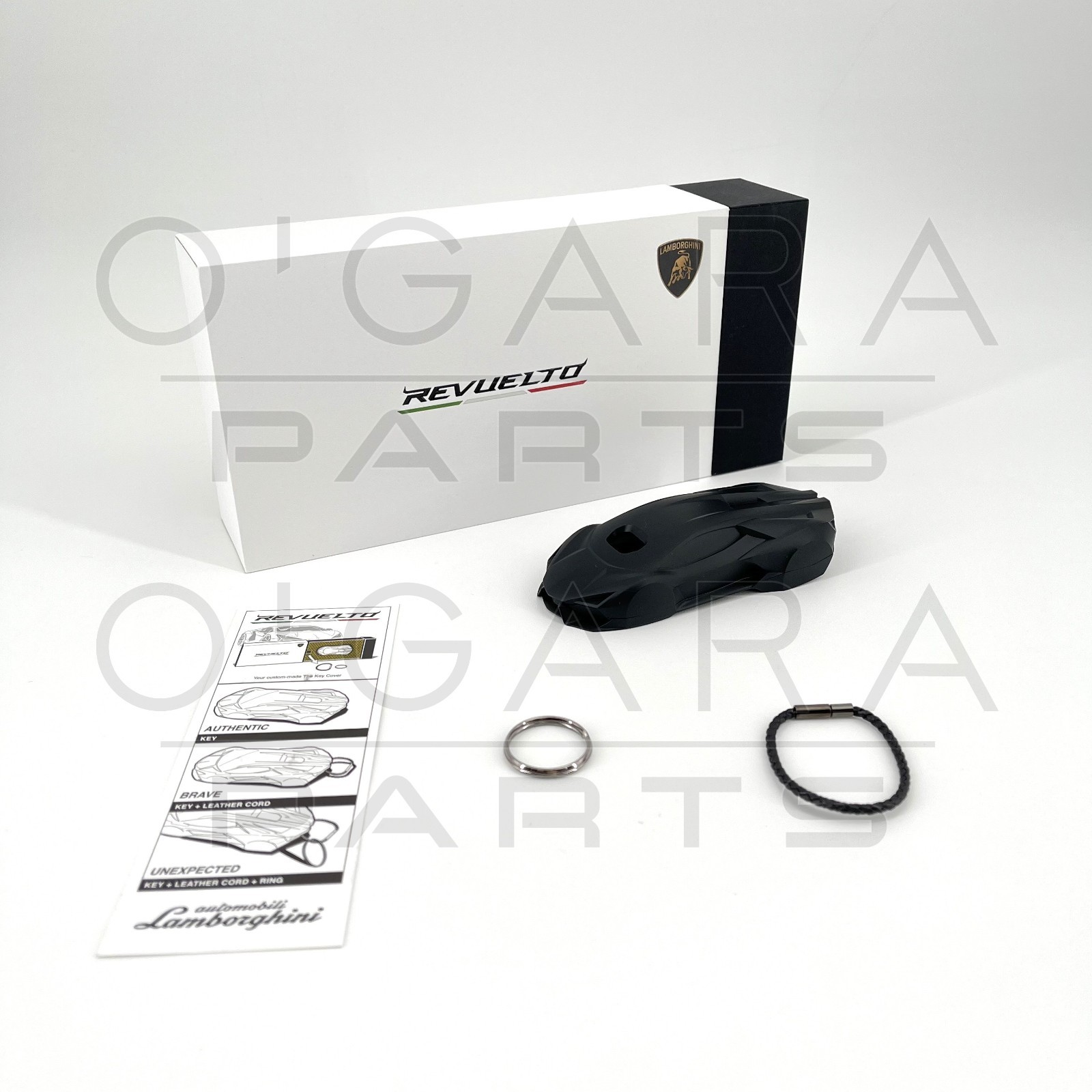 OFFICIAL Lamborghini Revuelto Key Holder Matte Black - Nero Nemesis