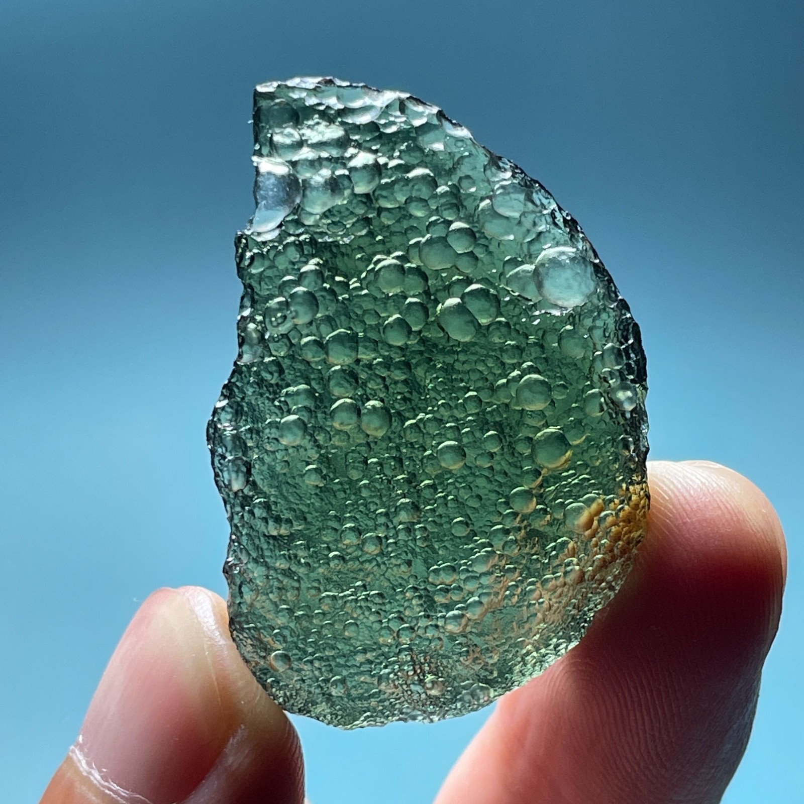 55CT Natural Moldavite | Genuine Czech |Impact Glass| Collector's Energy Stone