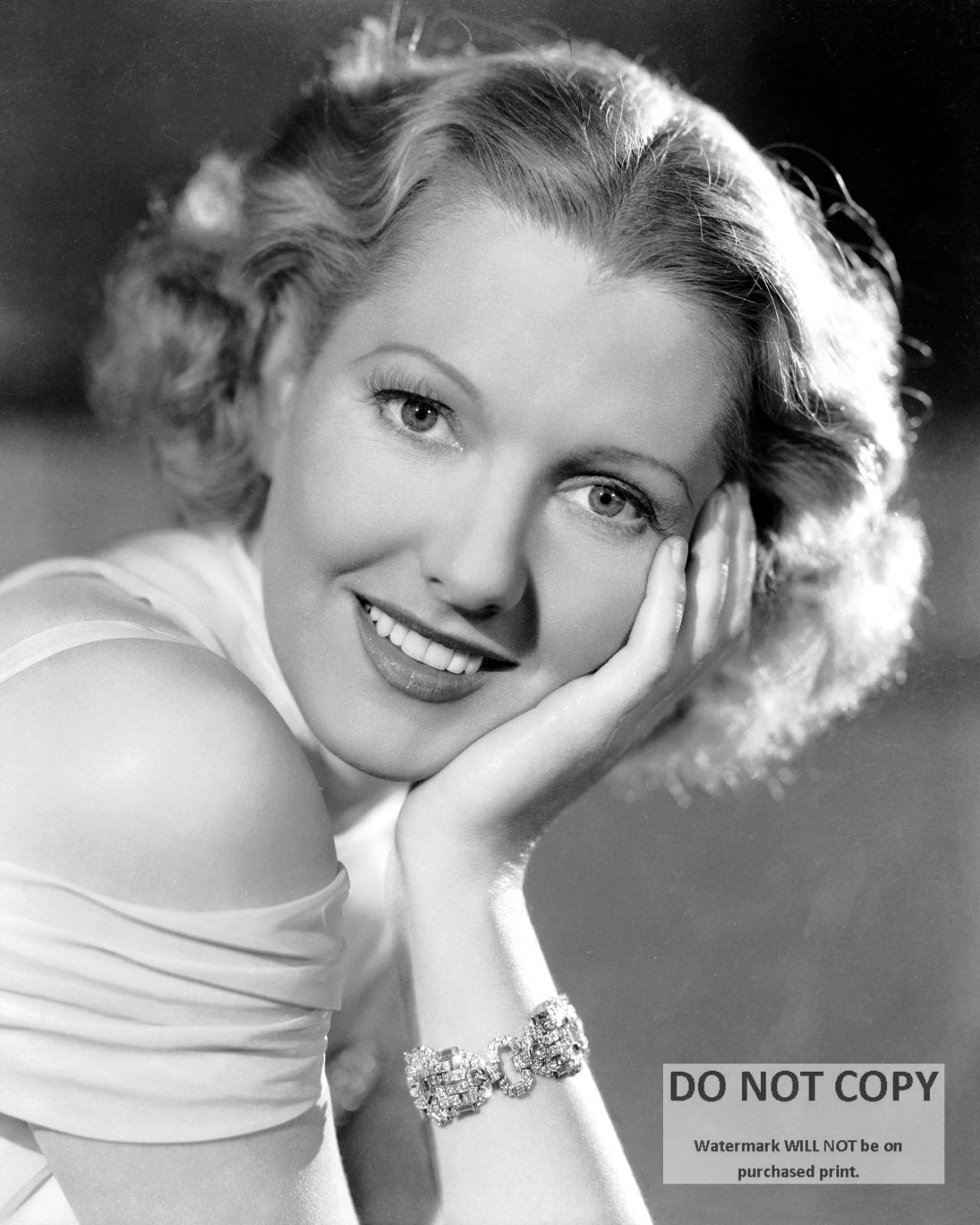 ACTRESS JEAN ARTHUR - 8X10 PUBLICITY PHOTO (BB-885)