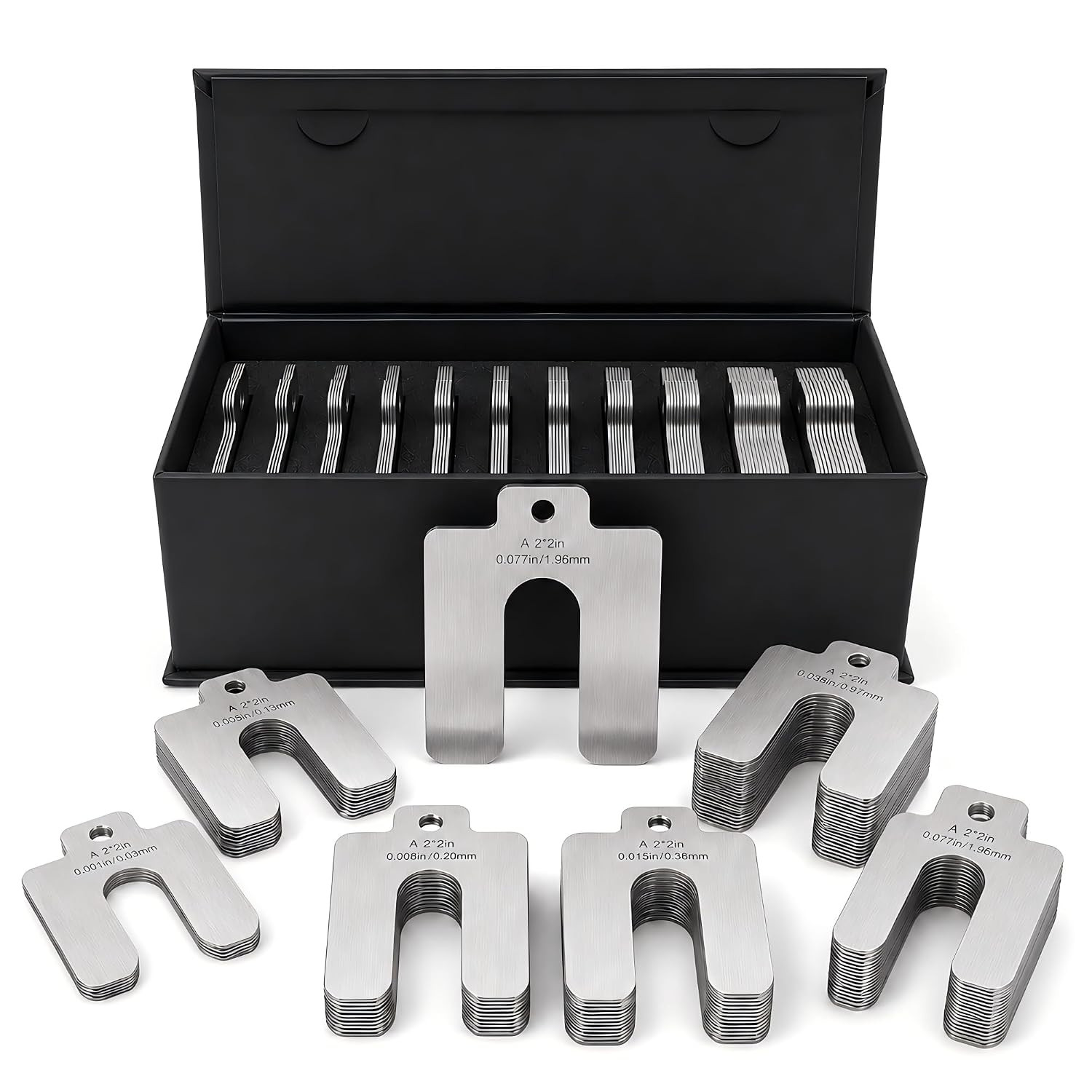 304 Stainless Steel Shim Kit,100 PCS 2 304 Stainless Steel Shim Kit,100 PCS 2