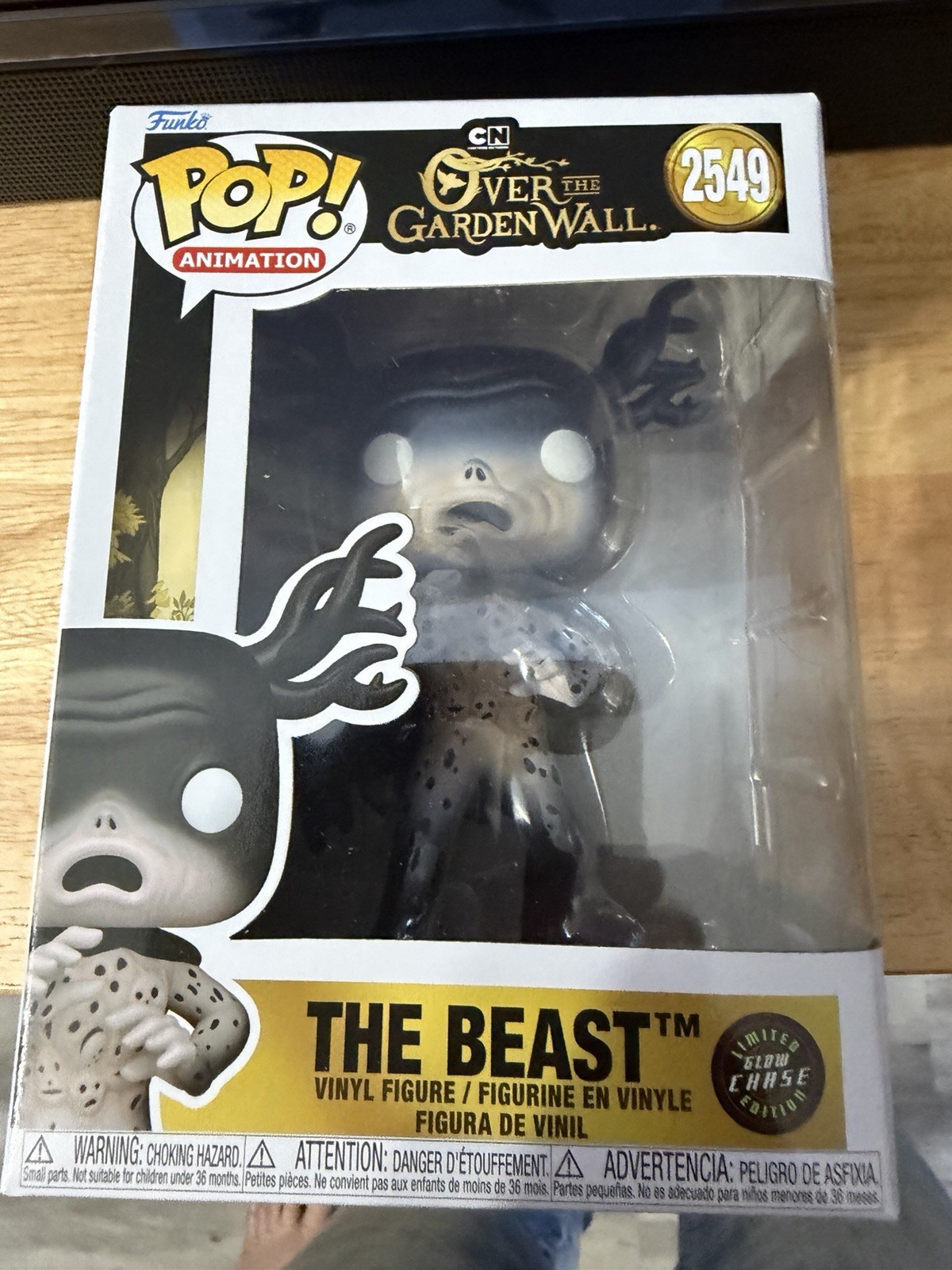 Funko POP CHASE Over The Garden Wall The Beast GITD  #2549 w/ Protector