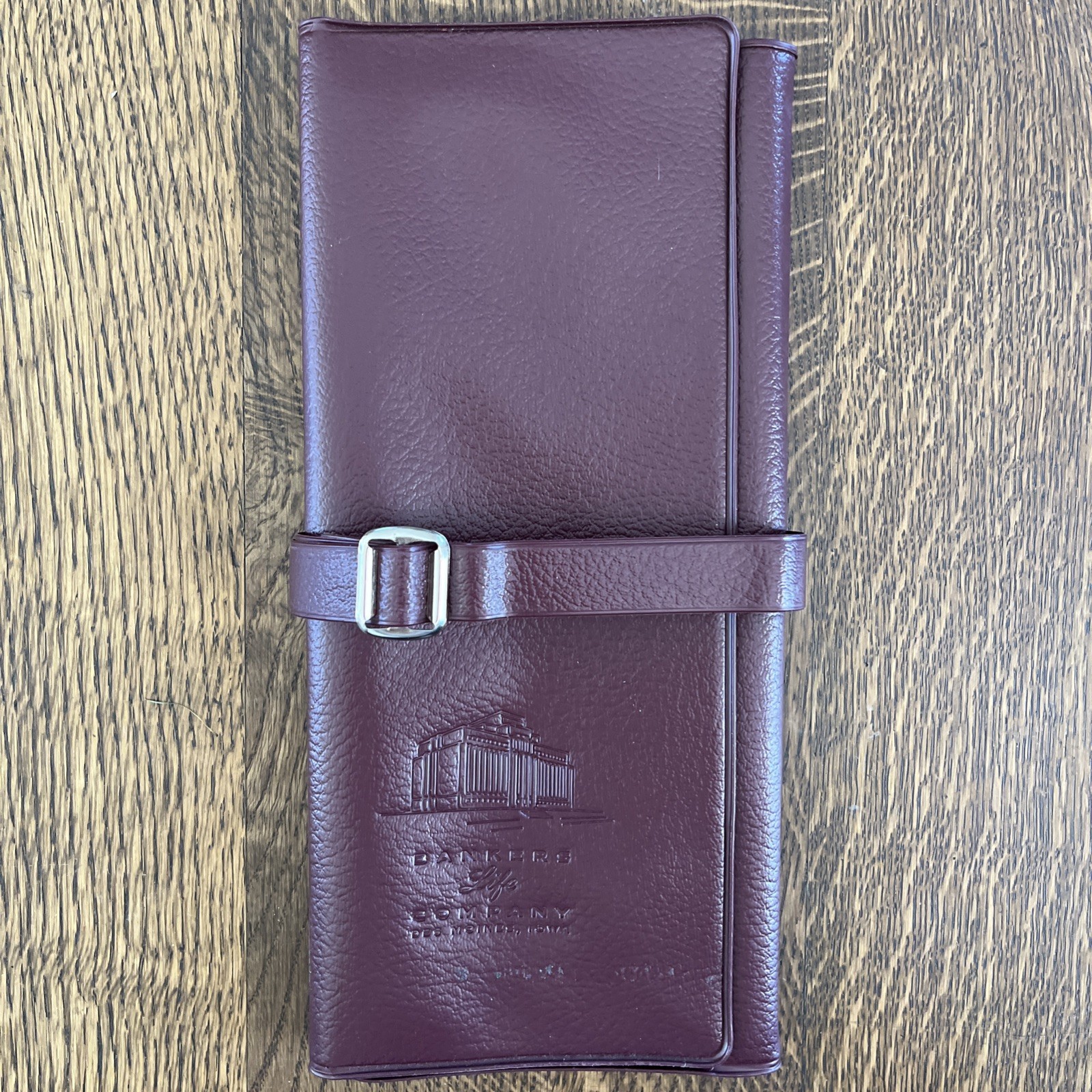 Vintage Bankers Life Company Des Moines Iowa Insurance Policy Wallet Holder Case