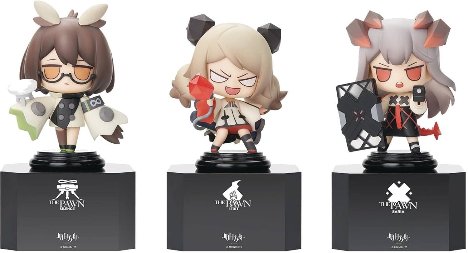 Arknights Apex Chess Piece Series Vol.2 (Set of 3) Silence, Saria and Ifrit NIB