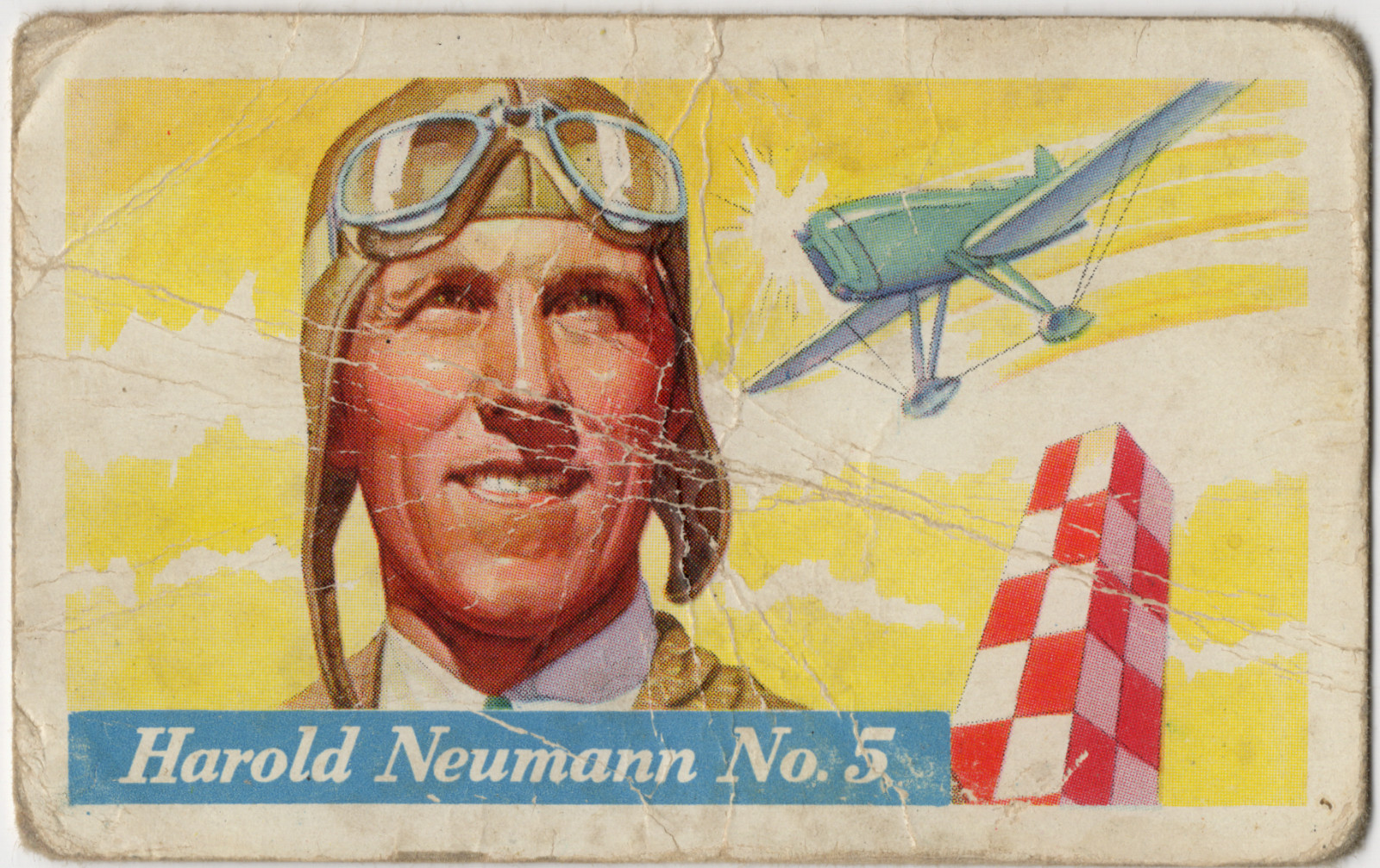 1930s Heinz Aviator #5 Harold Neumann, 1935 Thompson Trophy Winner, Mr. Mulligan 1930s Heinz Aviator #5 Harold Neumann, 1935 Thompson Trophy Winner, Mr. Mulligan
