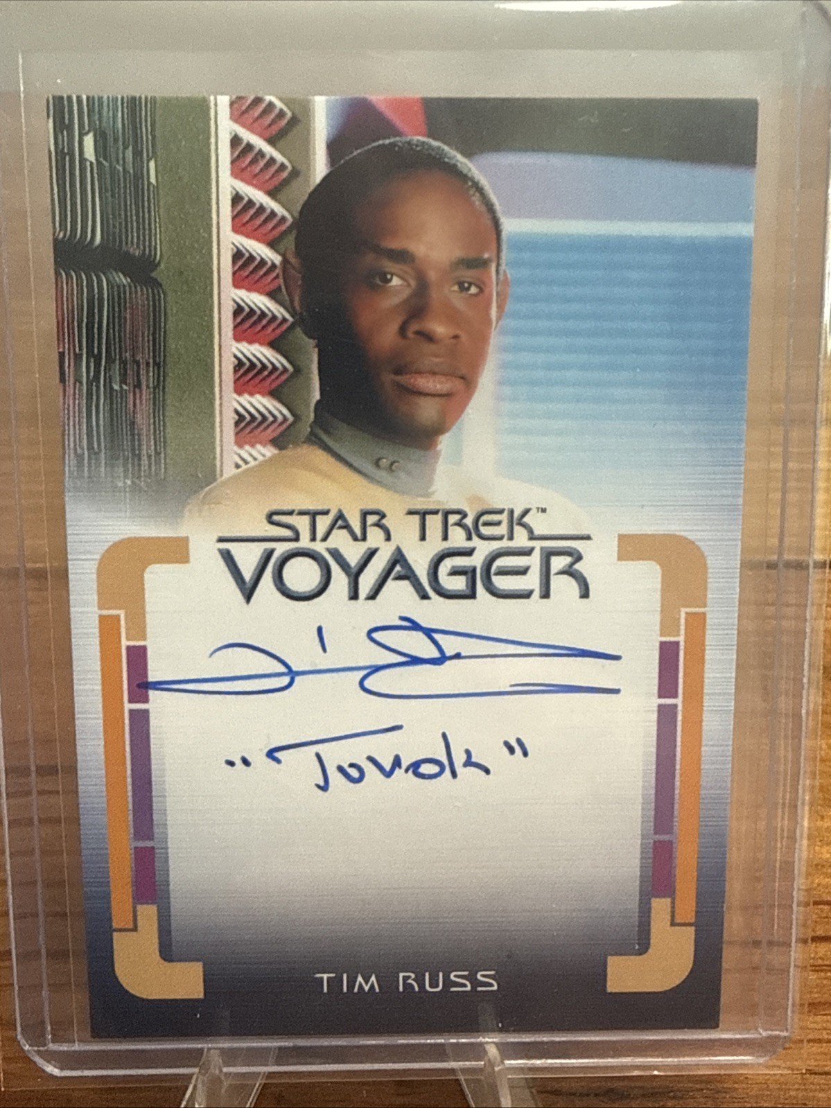 2026 Rittenhouse Star Trek Voyager Archives Tim Russ Auto Autograph INS