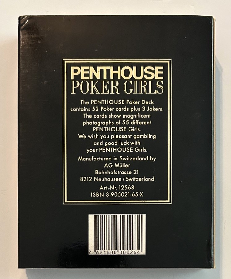 Vintage Penthouse Poker Girls Set of 55 Playing Cards, Pinups Vintage Penthouse Poker Girls Set of 55 Playing Cards, Pinups