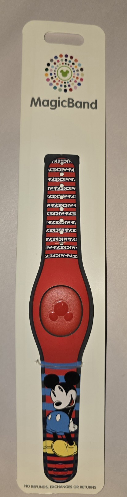 NEW 2021 Disney WDW Magic Band 2 Mickey Mouse Classic ~ RED ~ UNLINKED 