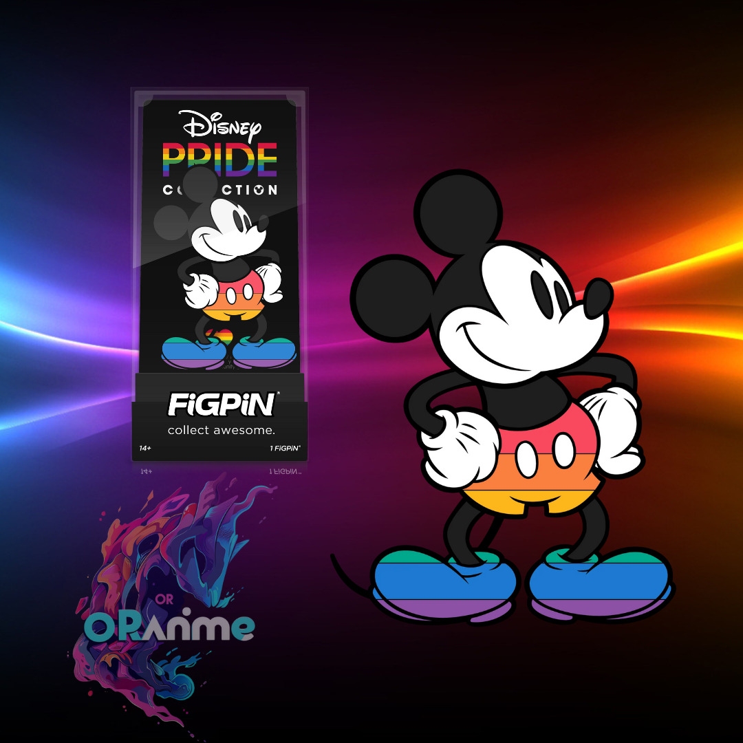 FigPin Disney Mickey Mouse Pride Month Rainbow Pin # 1694 LE 250 - Brand New