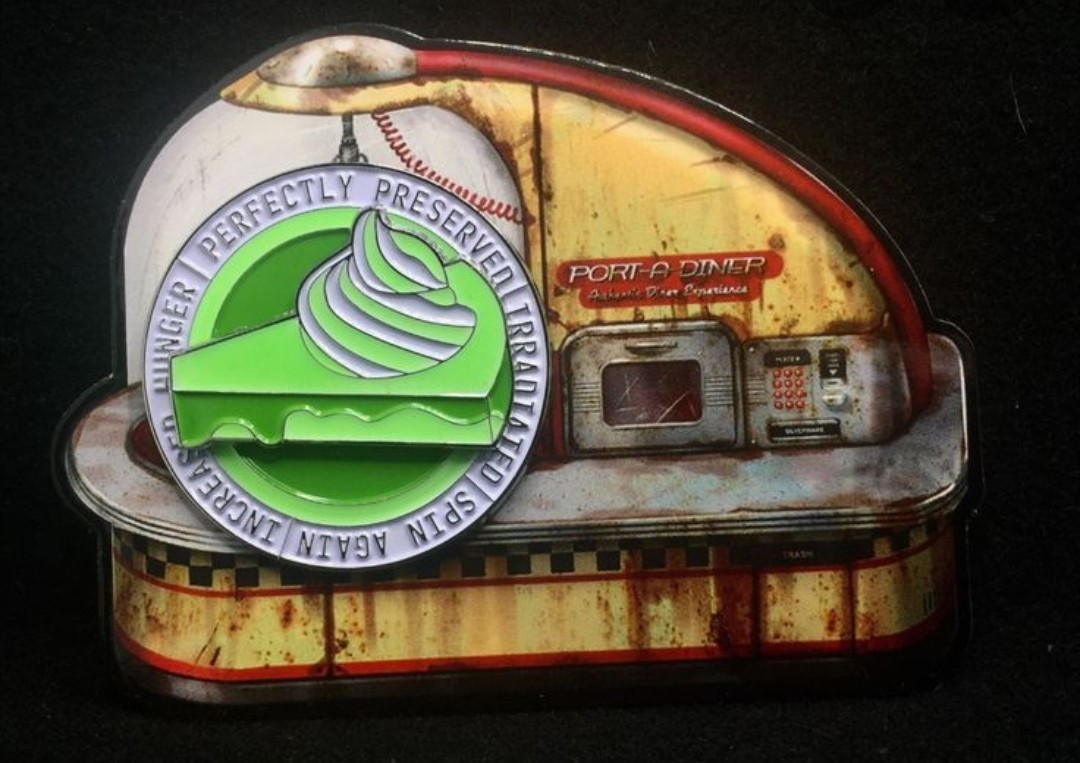 Irradiated Perfectly Preserved Pie PIN - 300 Made. Fallout