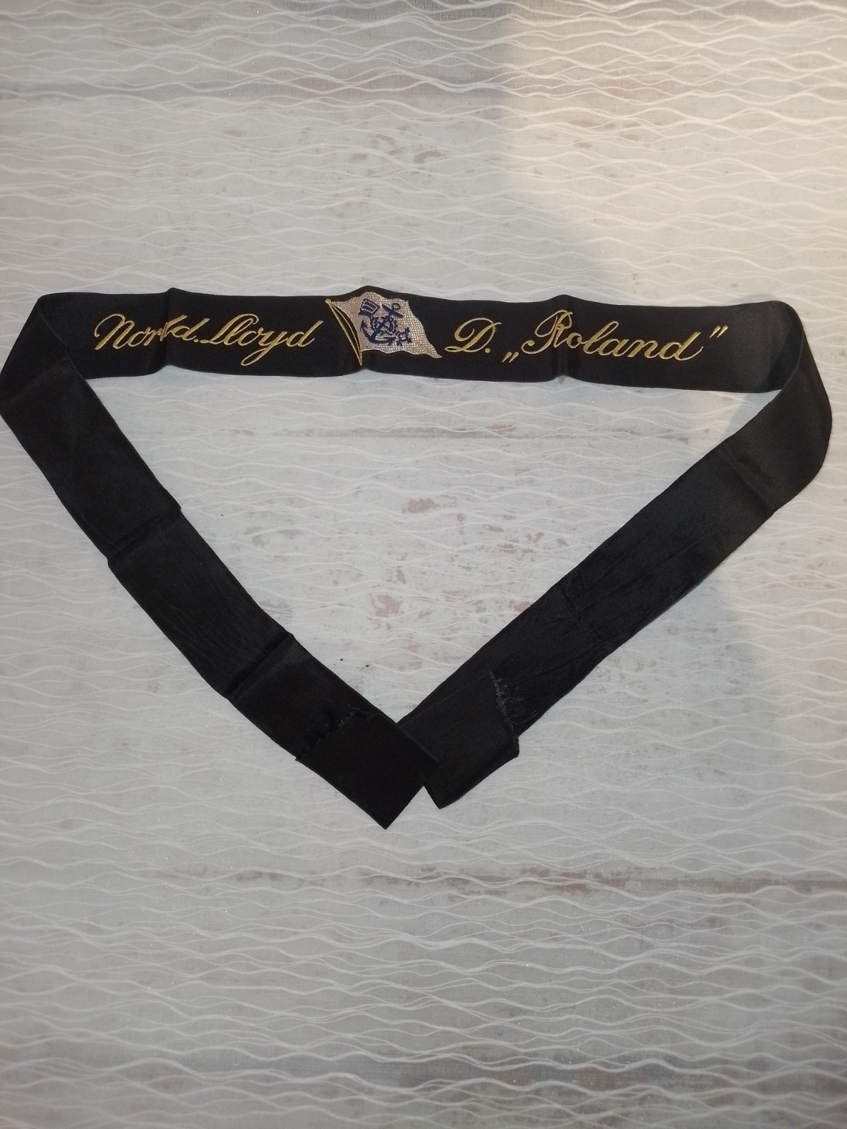  Cap band North German Lloyd D. Roland mining ship 1939-1944
