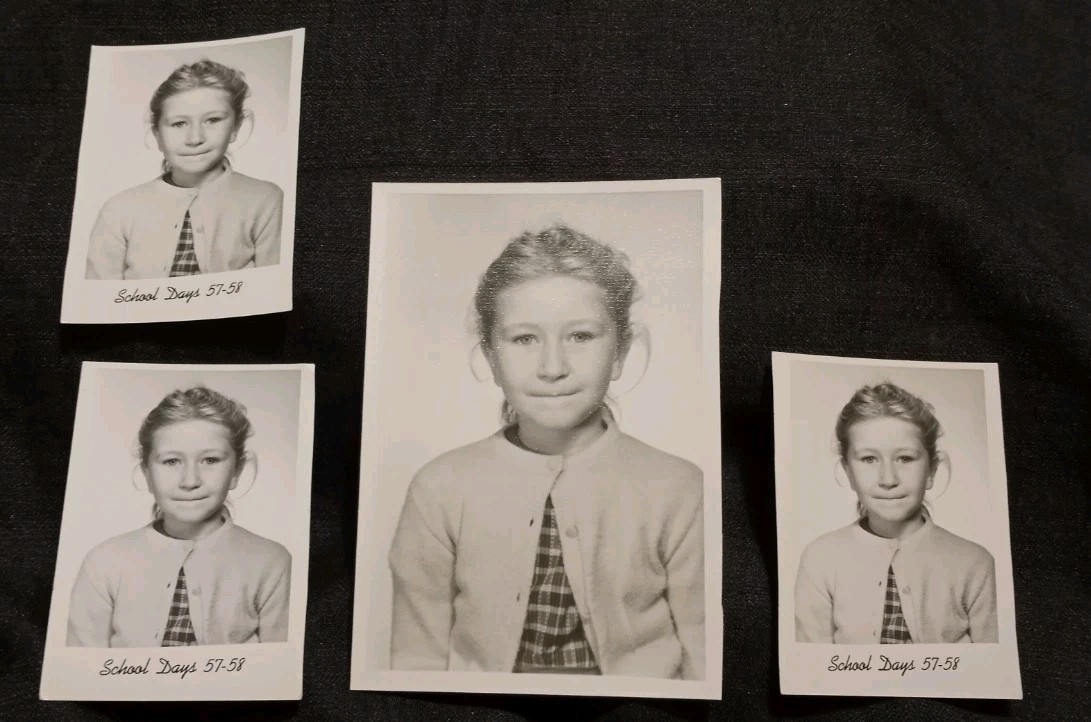 Vintage 1957/58 Cute Girl Photo Tinsley Grade School Elementary Macon, Georgia