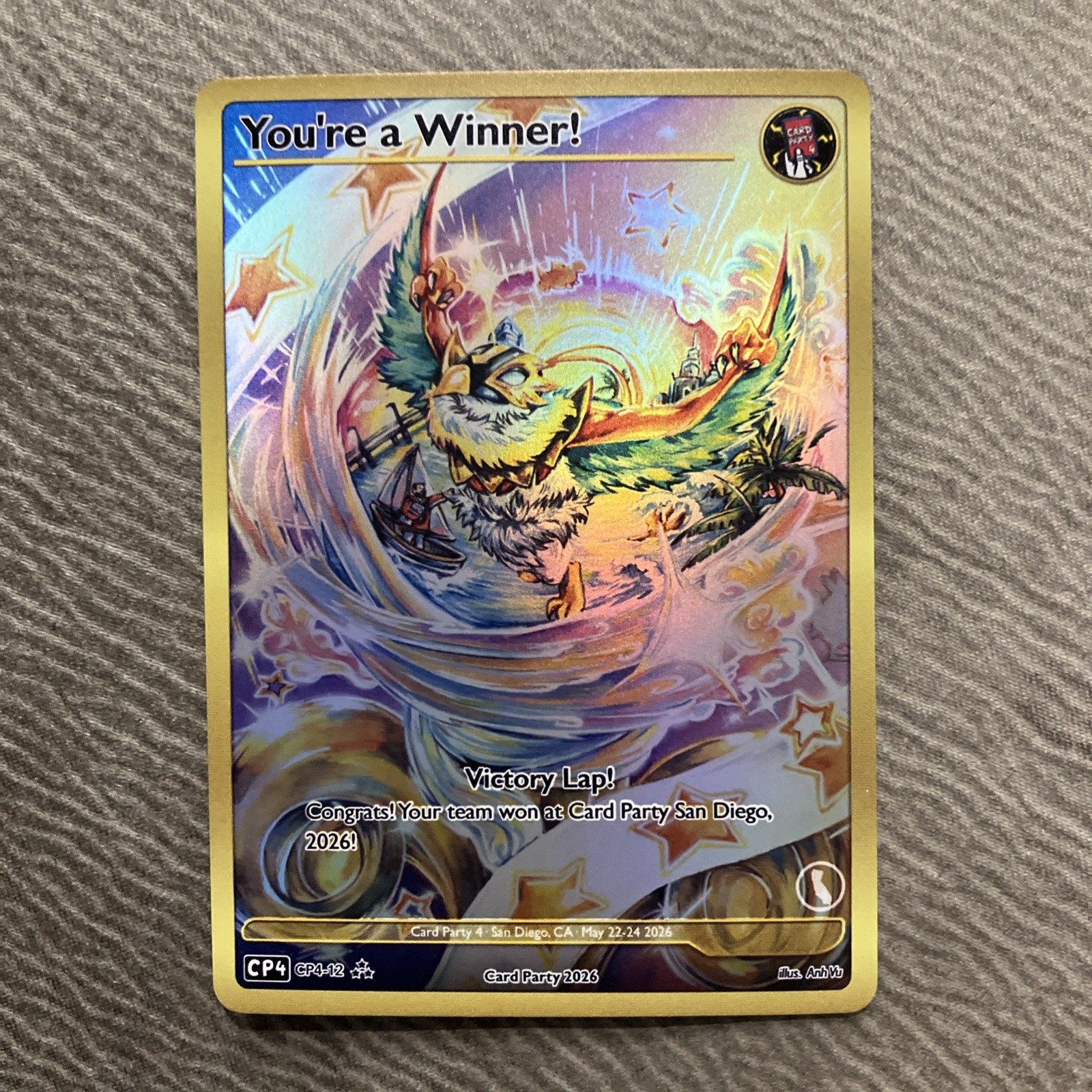 You’re a Winner Card Party 4 San Diego Exclusive Promo Card 2026 Holo