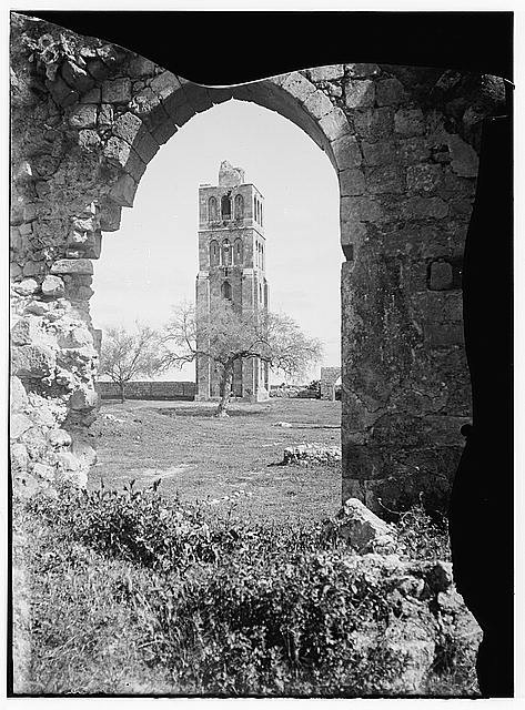 Photo:Jaffa to Jerusalem. Tower of the Forty Martyrs, Ramleh