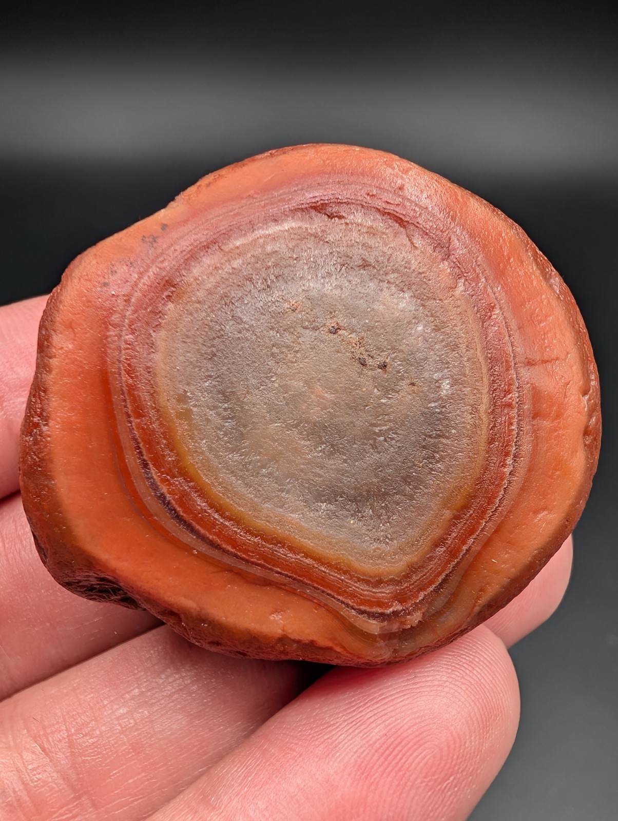 2.22 OZ WATERWASHED TWO LARGE FACES LAKE SUPERIOR AGATE GEMSTONE