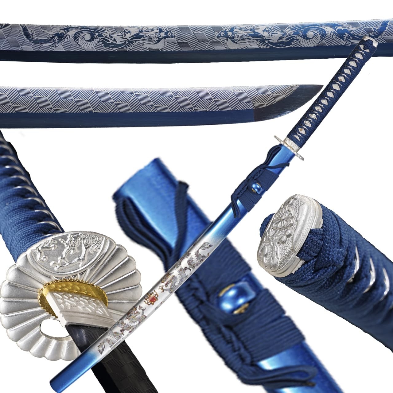 1045/1060 high Carbon Steel Full Hand Forged Traditional, Katana Sword Hadema...