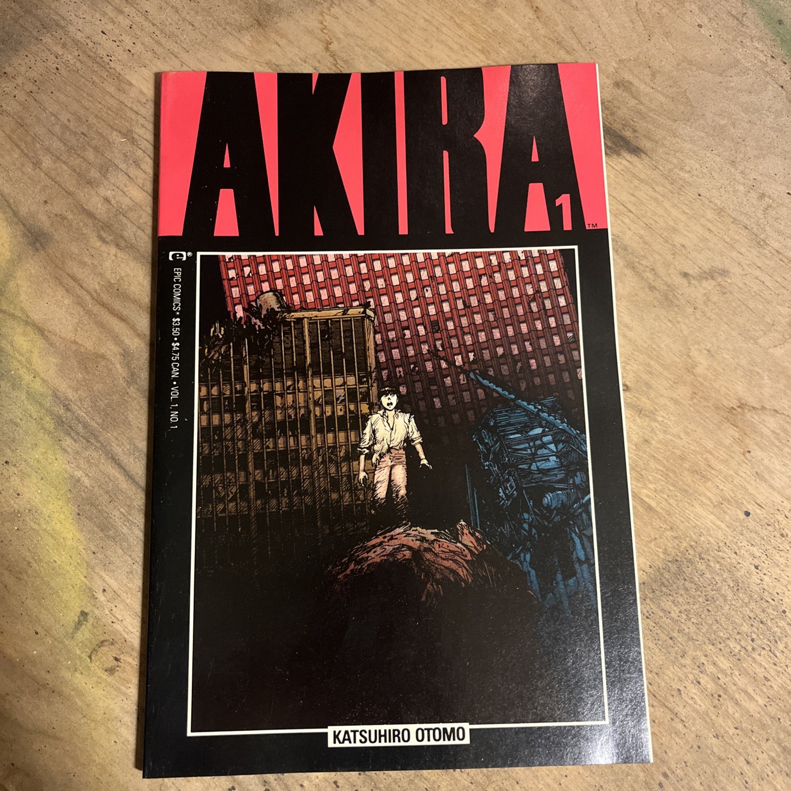 Akira Comic Book Series Epic Comics First Issue #1 1988